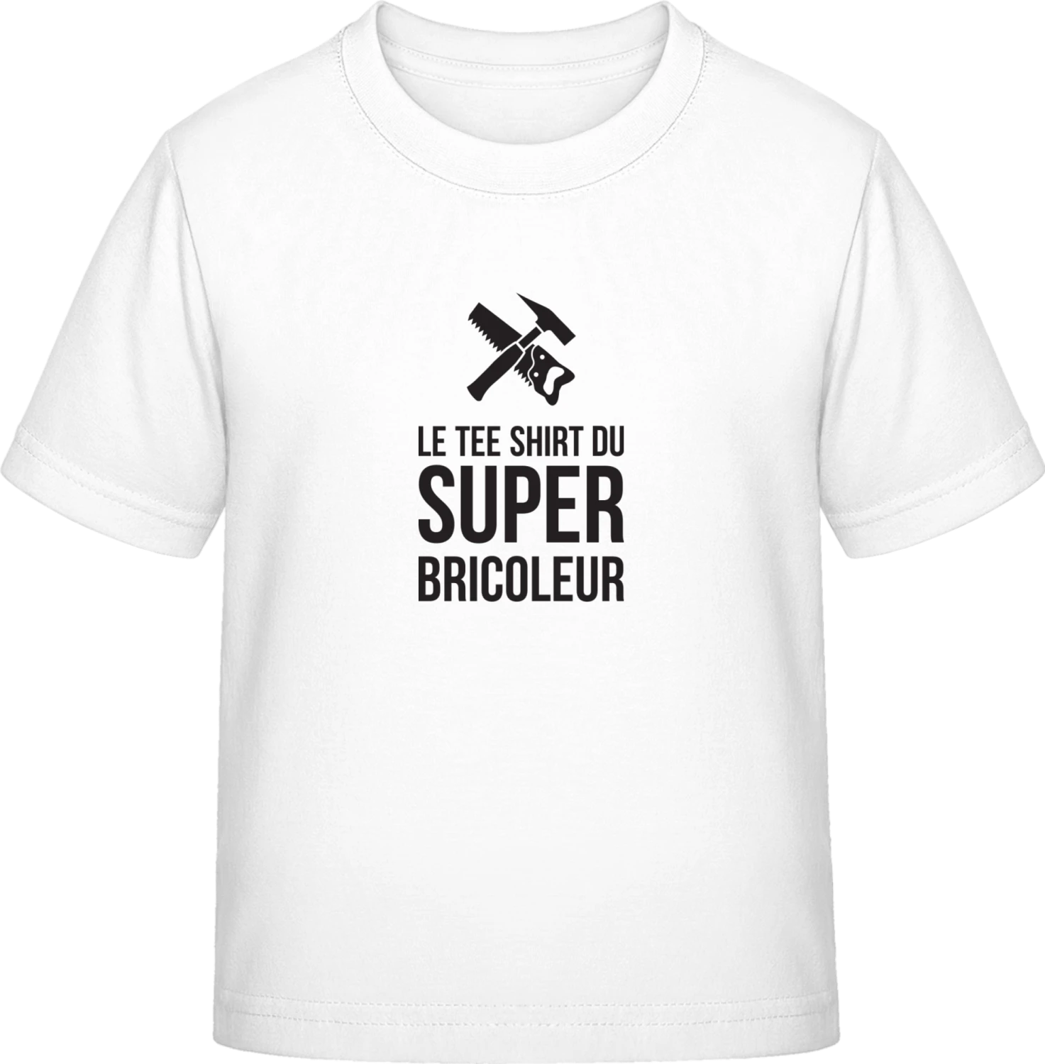 Le tee shirt du super bricoleur - White Exact 190 Kids - Front