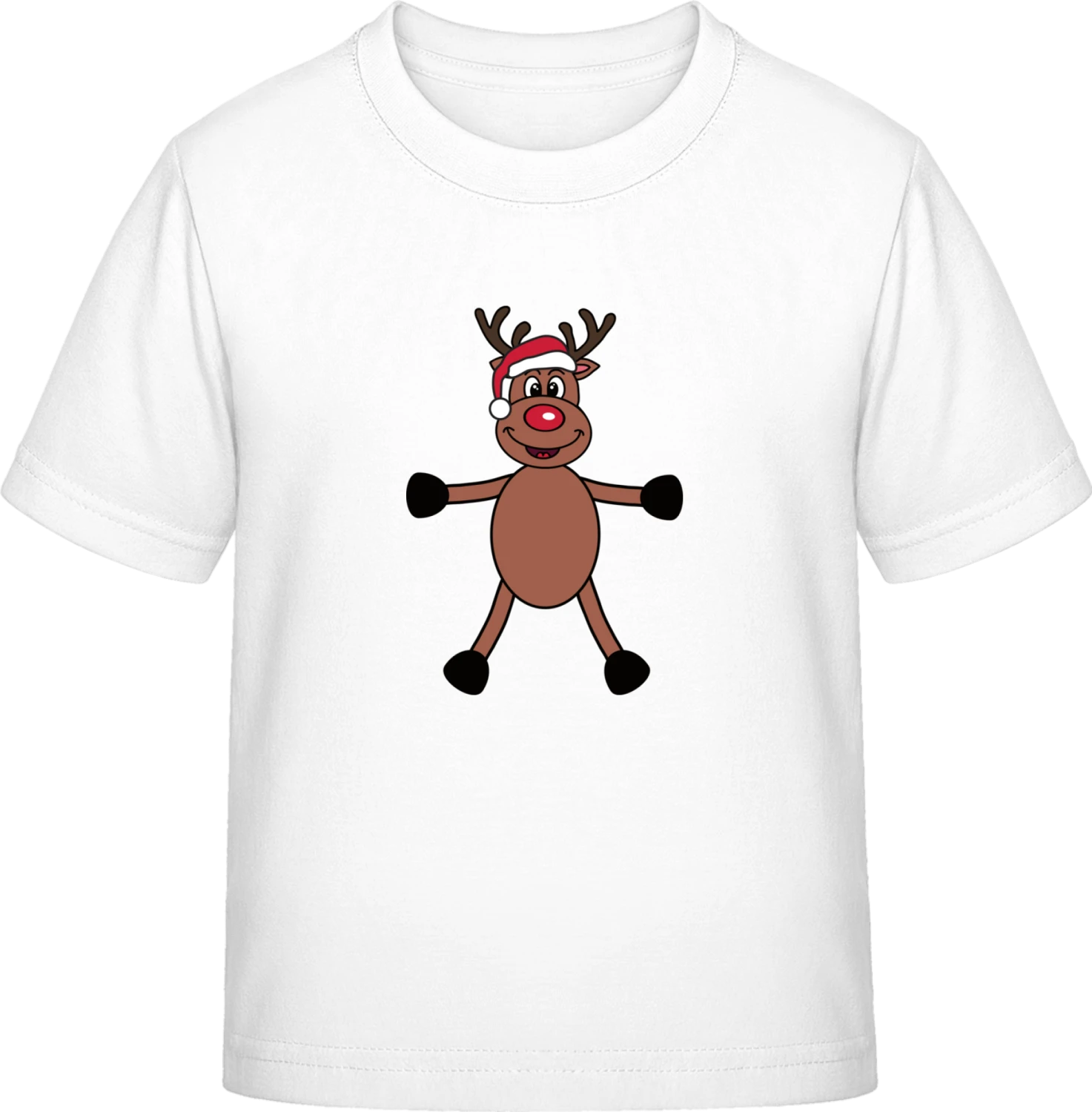 Rudolph Red Nose - White Exact 190 Kids - Front