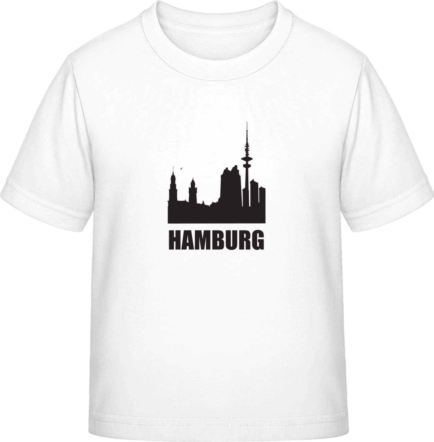 Skyline Hamburg - White Exact 190 Kids - Front