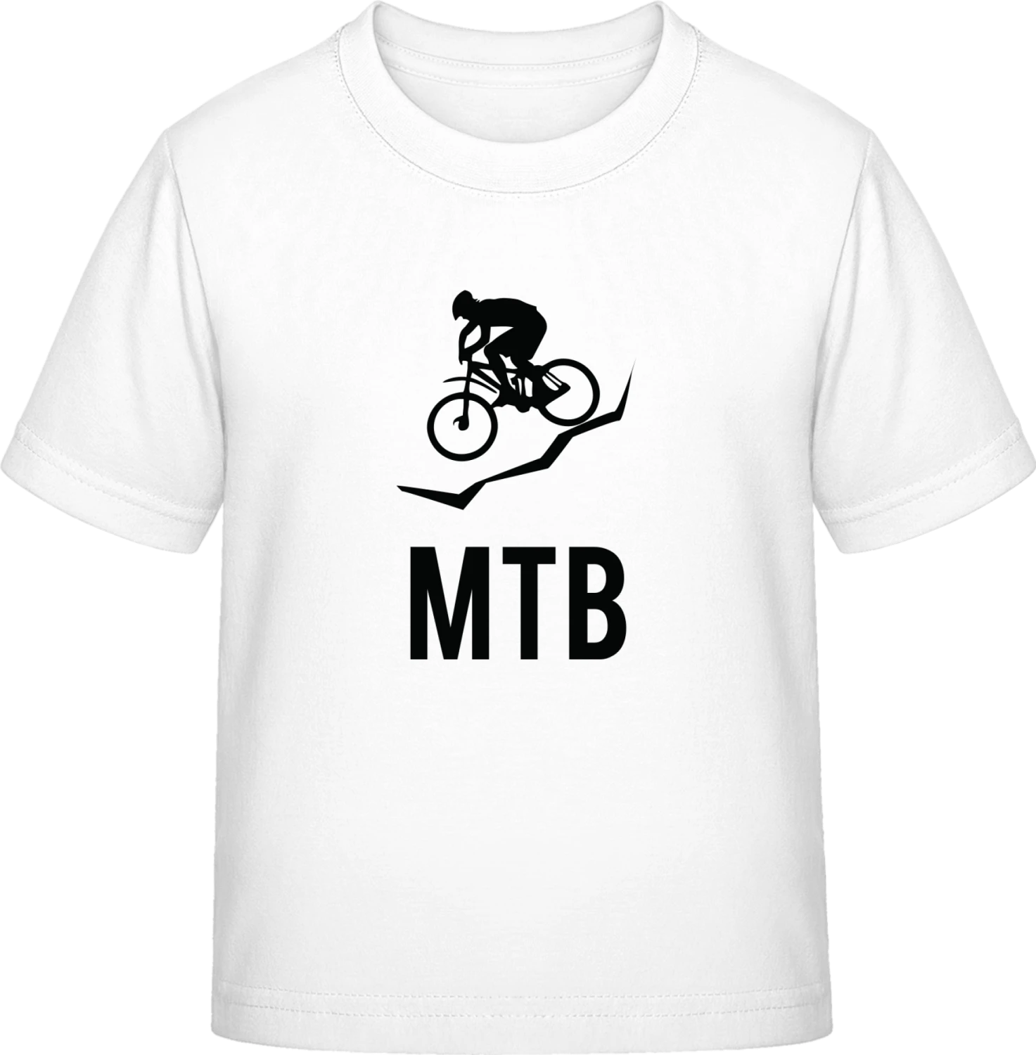 MTB Mountain Bike - White Exact 190 Kids - Front