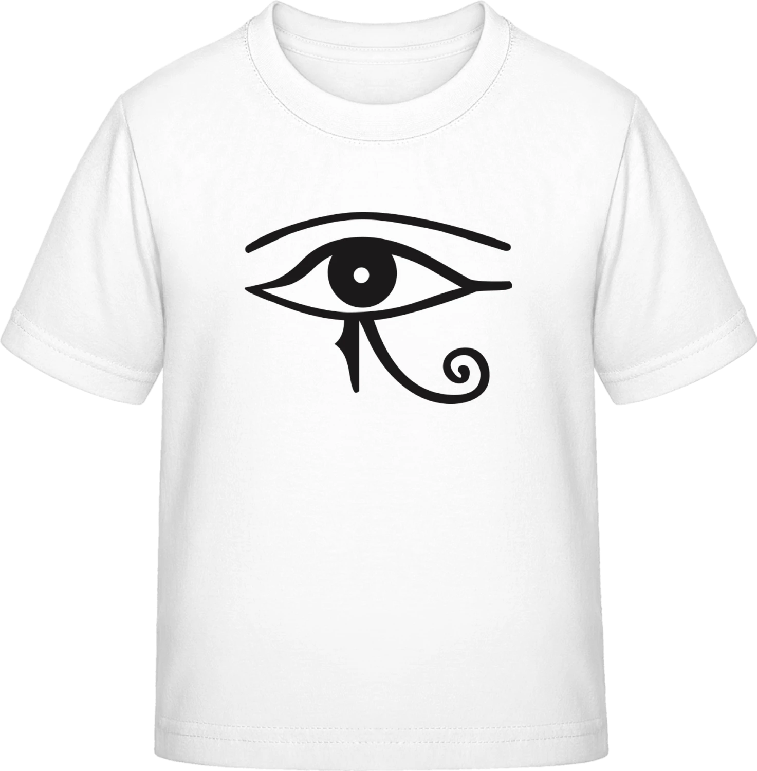 Eye of Horus Hieroglyphs - White Exact 190 Kids - Front