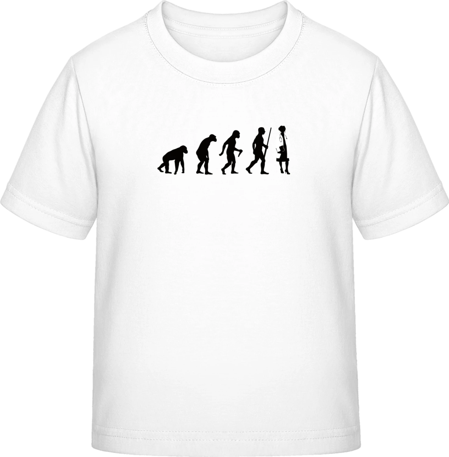 Female Doctor Evolution - White Exact 190 Kids - Front