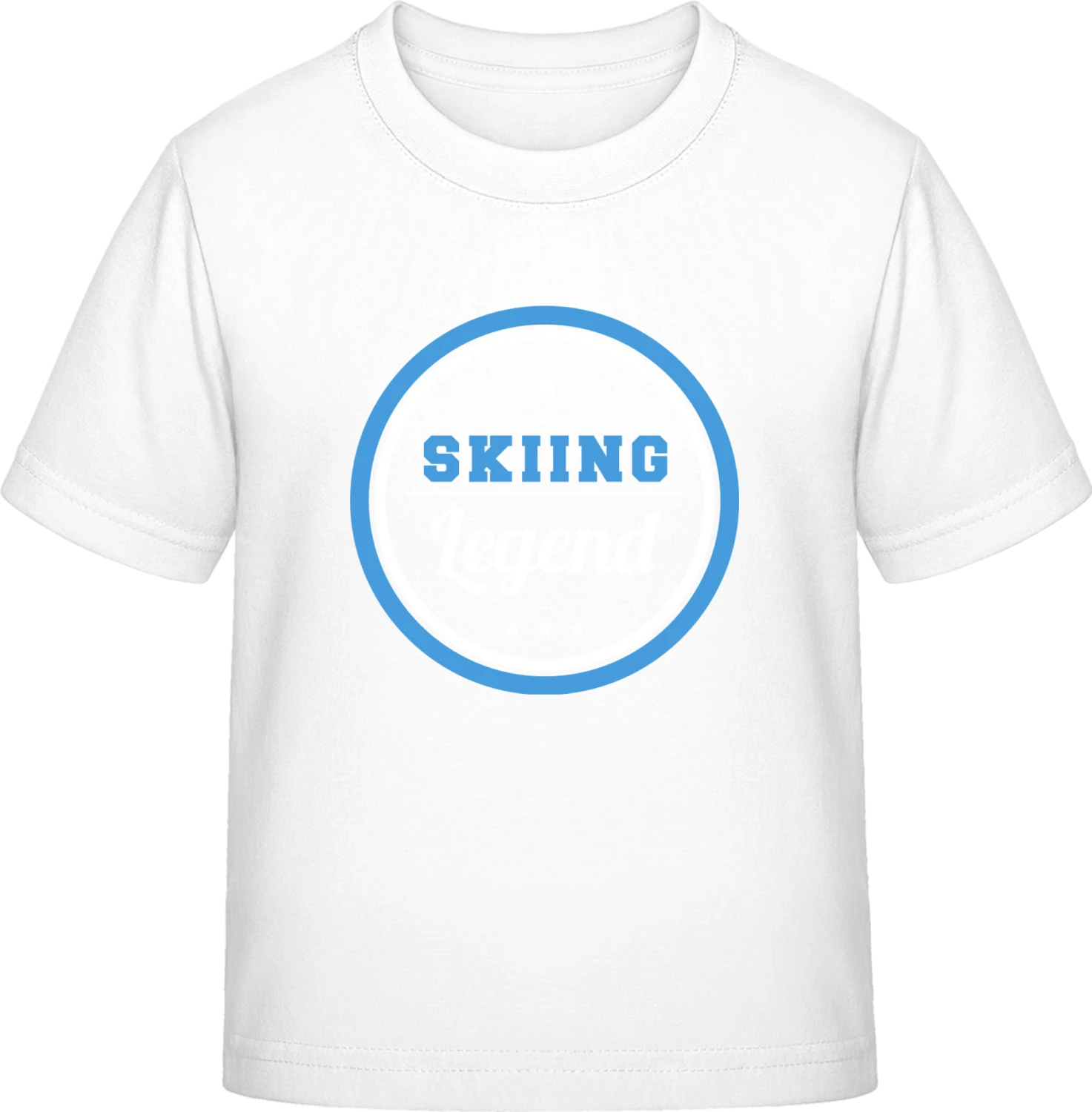 Skiing Legend - White Exact 190 Kids - Front