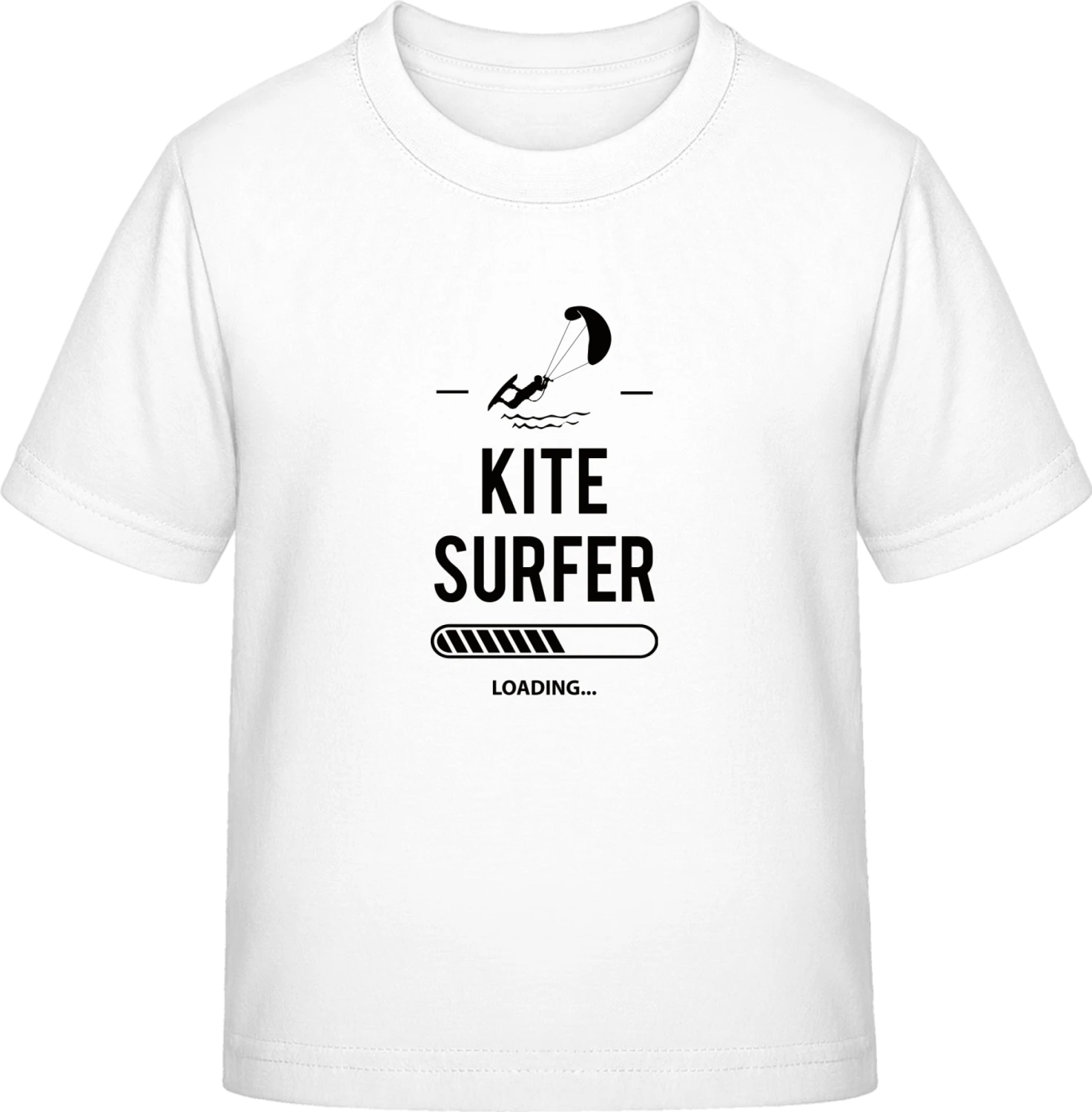 Kitesurfer Loading - White Exact 190 Kids - Front