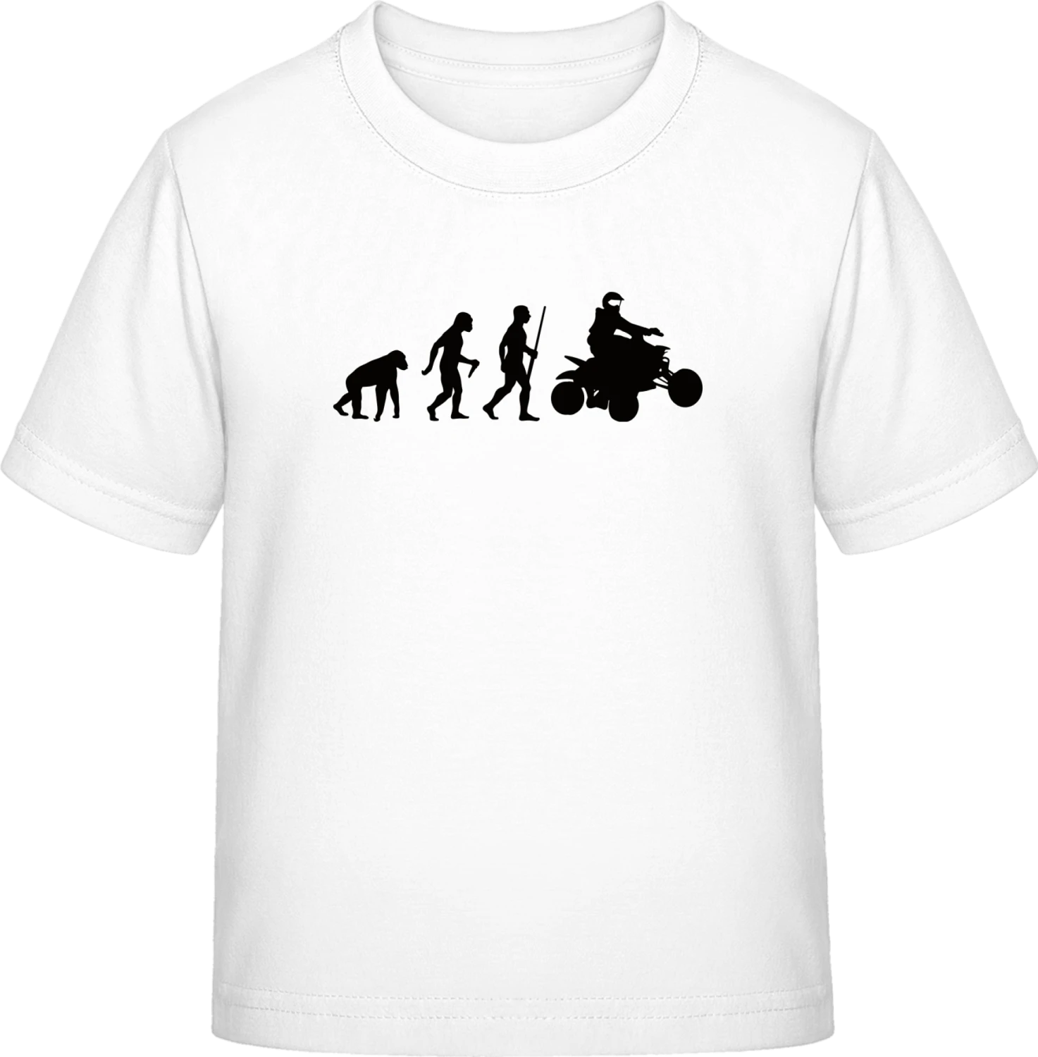 Quad Evolution - White Exact 190 Kids - Front