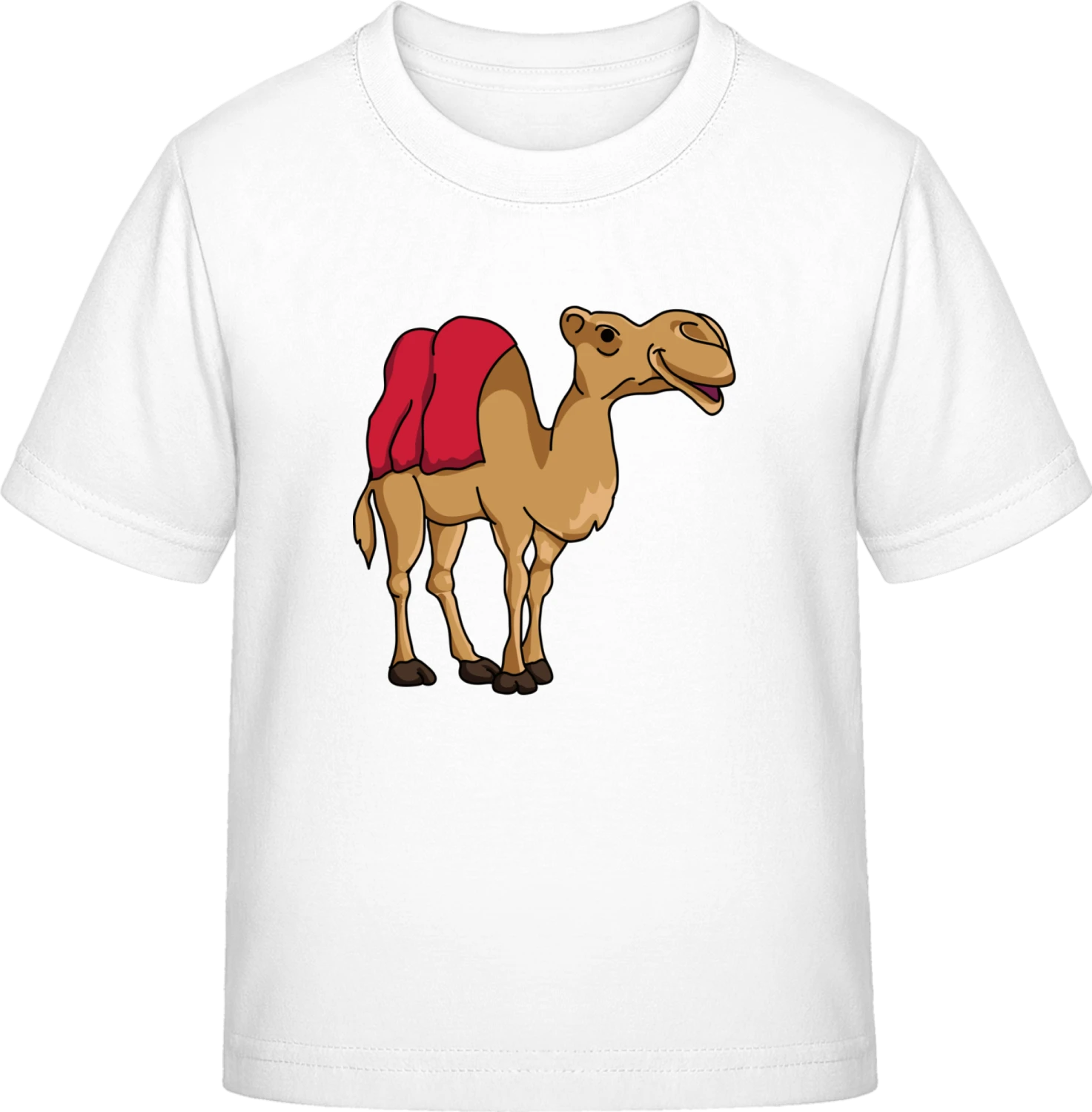 Camel Illustration - White Exact 190 Kids - Front