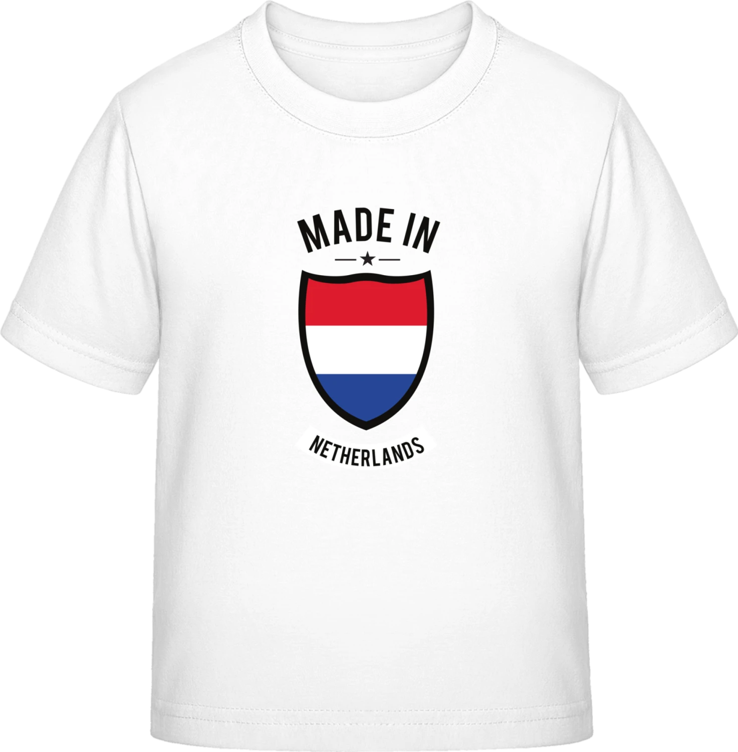 Made in Netherlands - White Exact 190 Kids - Front