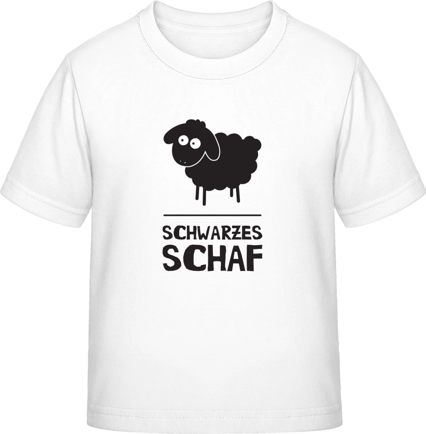 Schwarzes Schaf - White Exact 190 Kids - Front