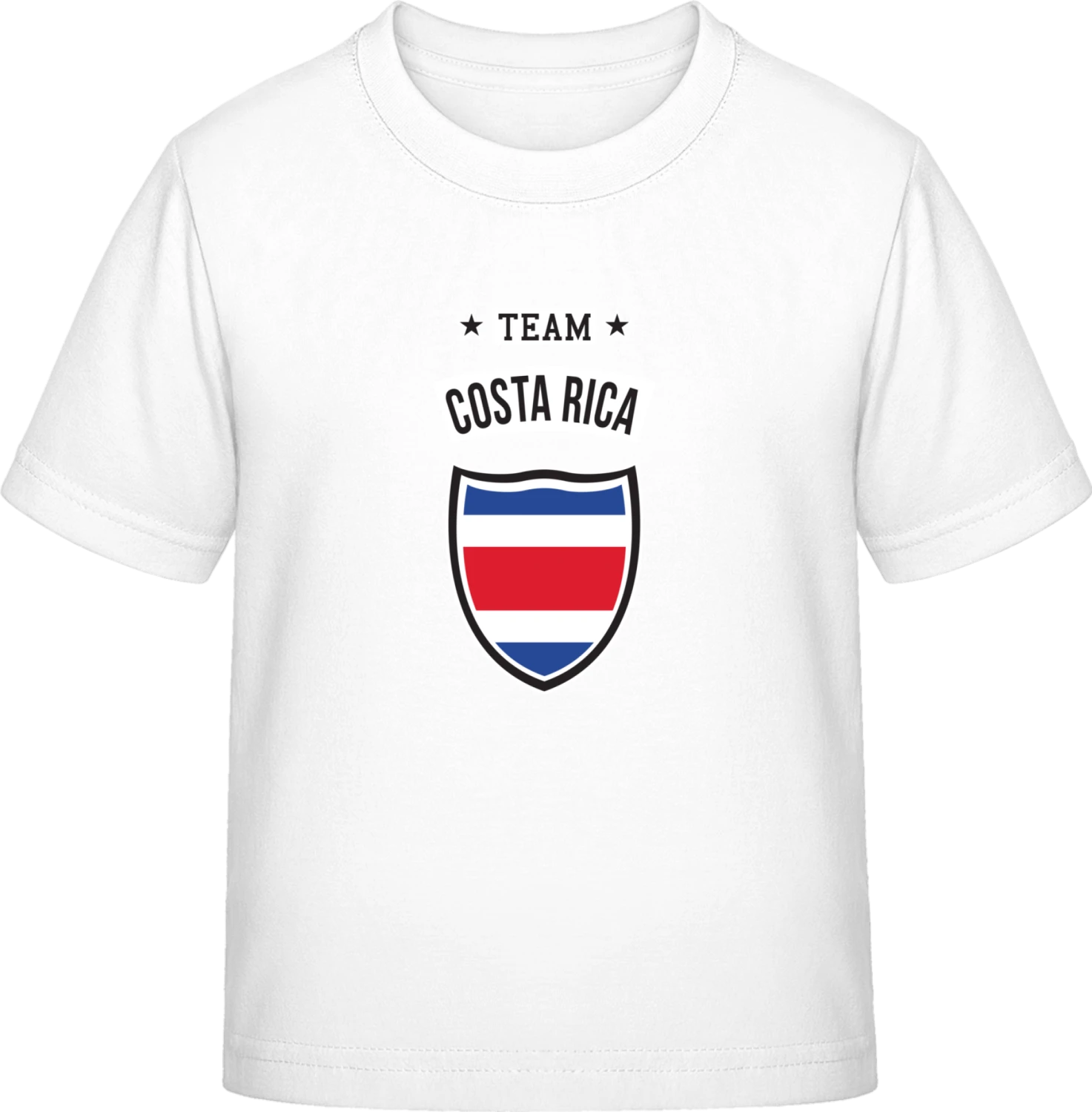 Team Costa Rica - White Exact 190 Kids - Front