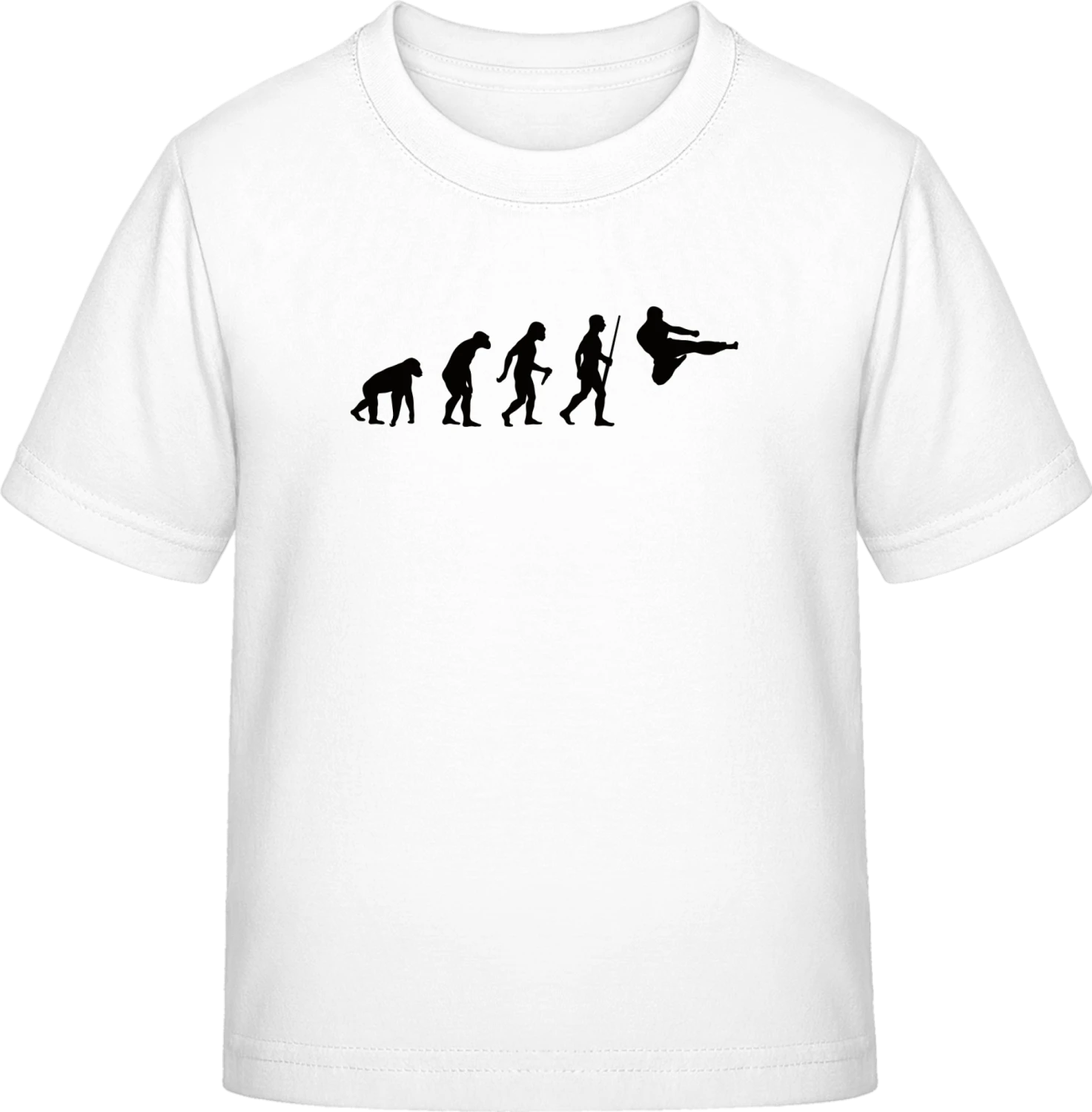 Karate Evolution - White Exact 190 Kids - Front