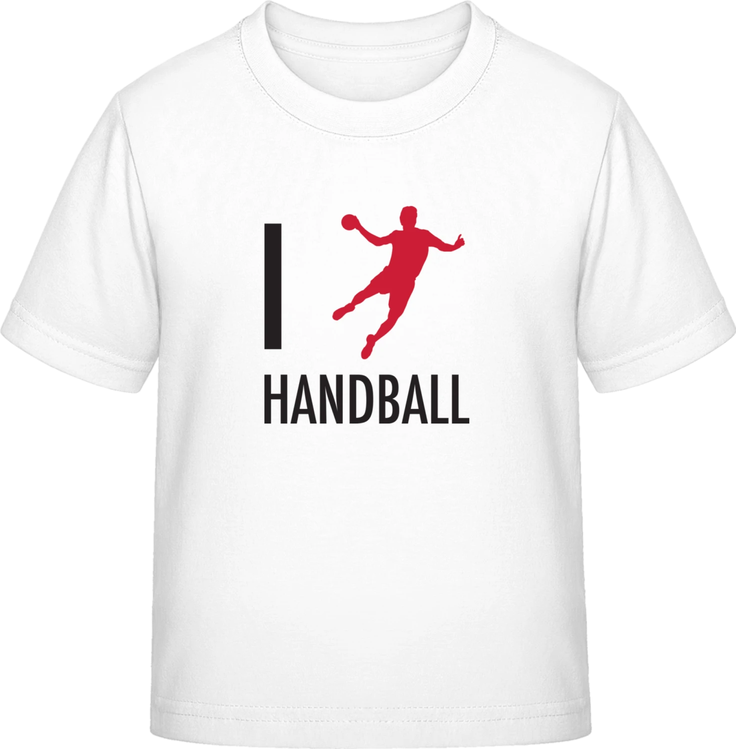 I Love Handball - White Exact 190 Kids - Front