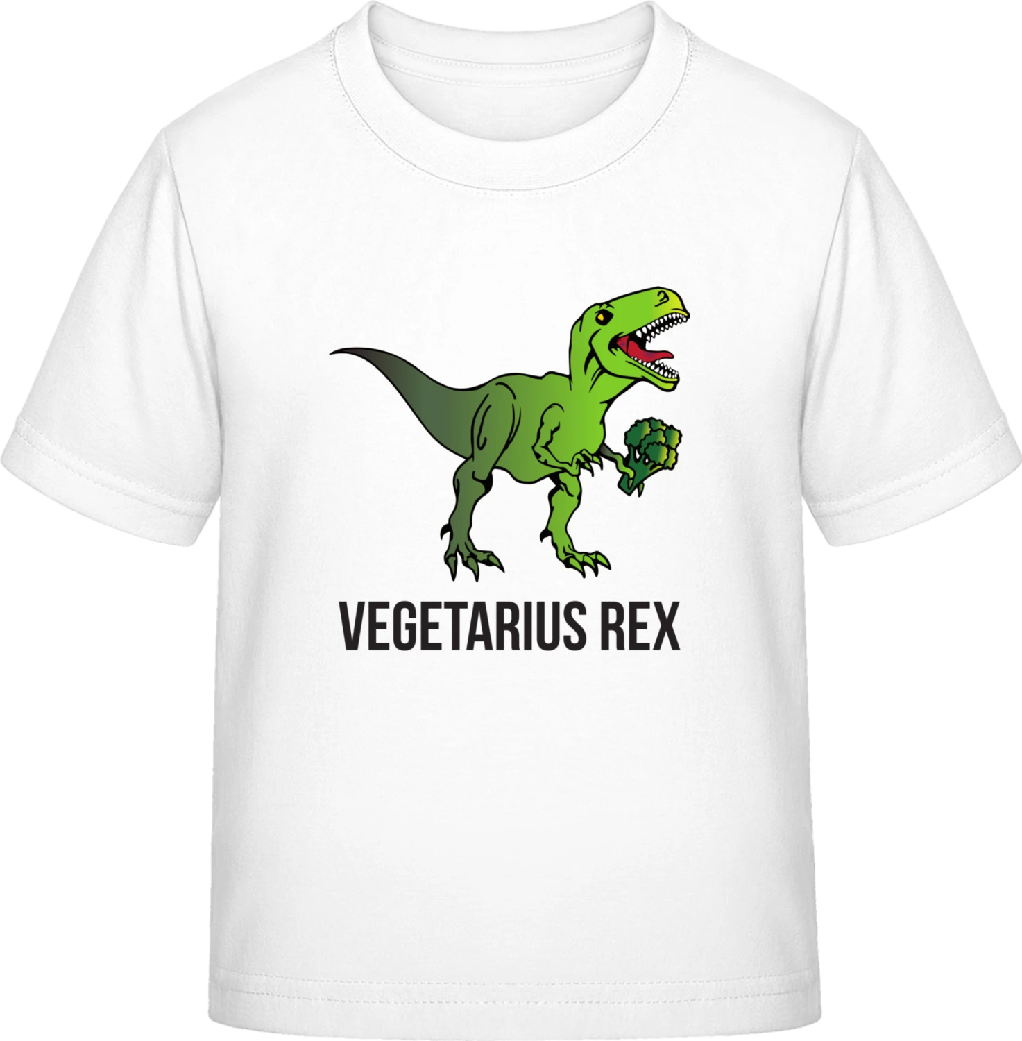 Vegetarius Rex - White Exact 190 Kids - Front