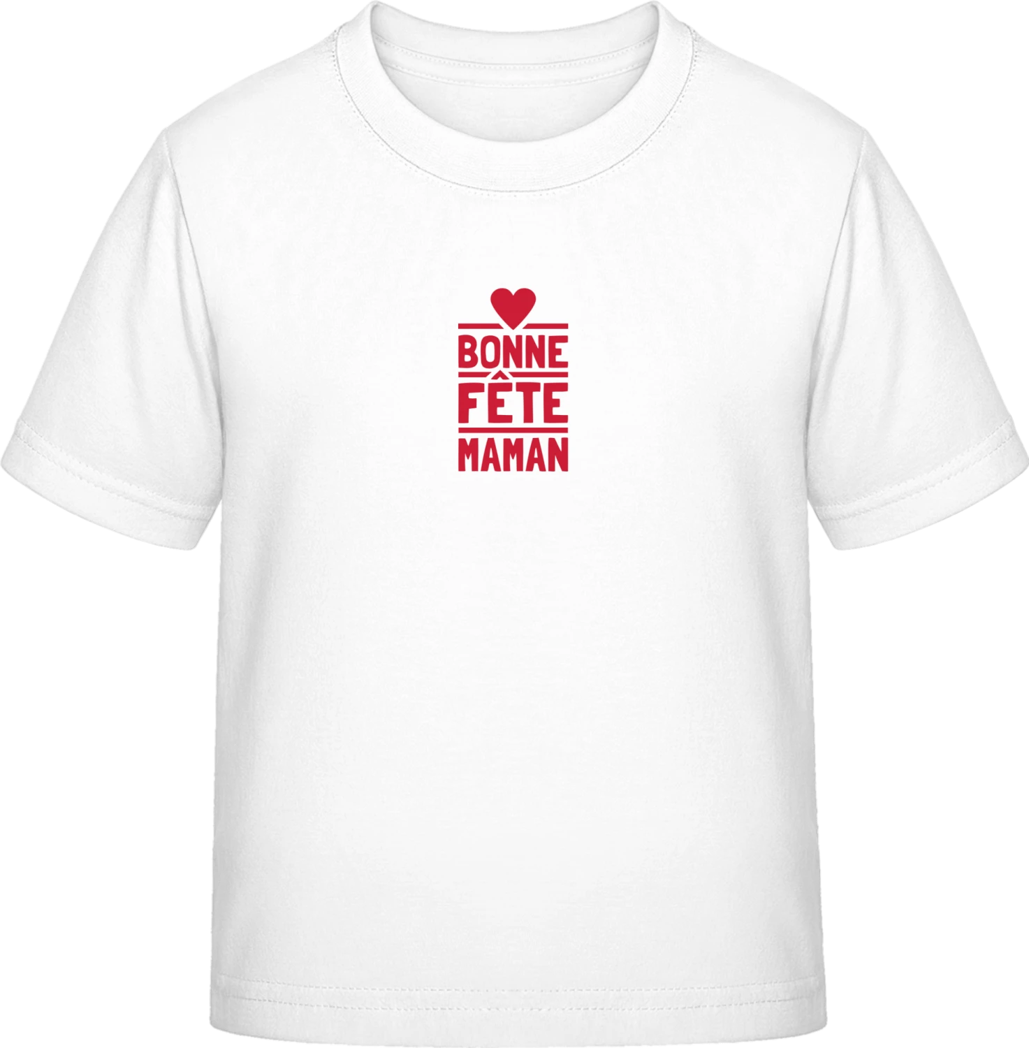 Bonne fête maman - White Exact 190 Kids - Front