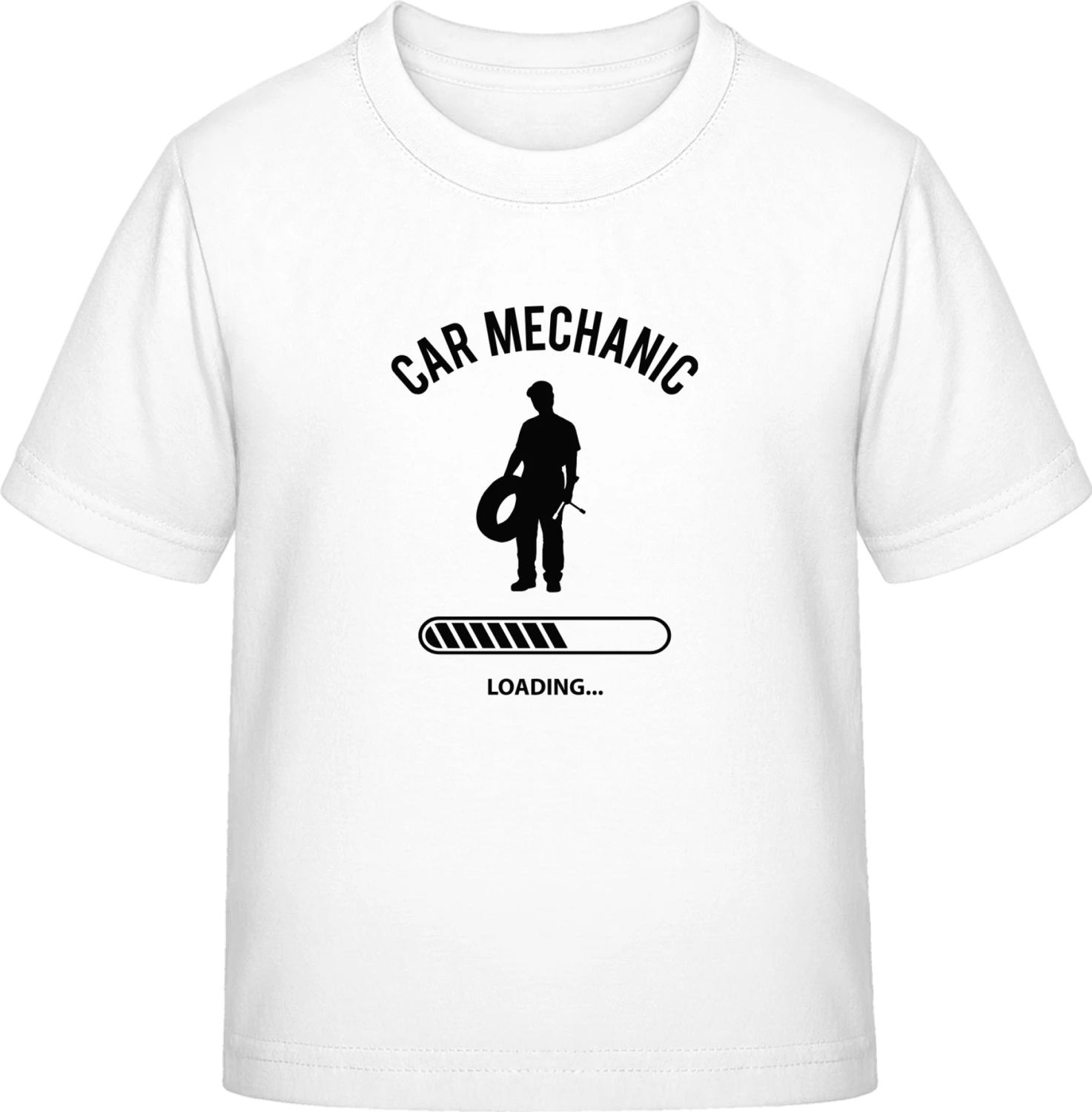 Car Mechanic Loading - White Exact 190 Kids - Front