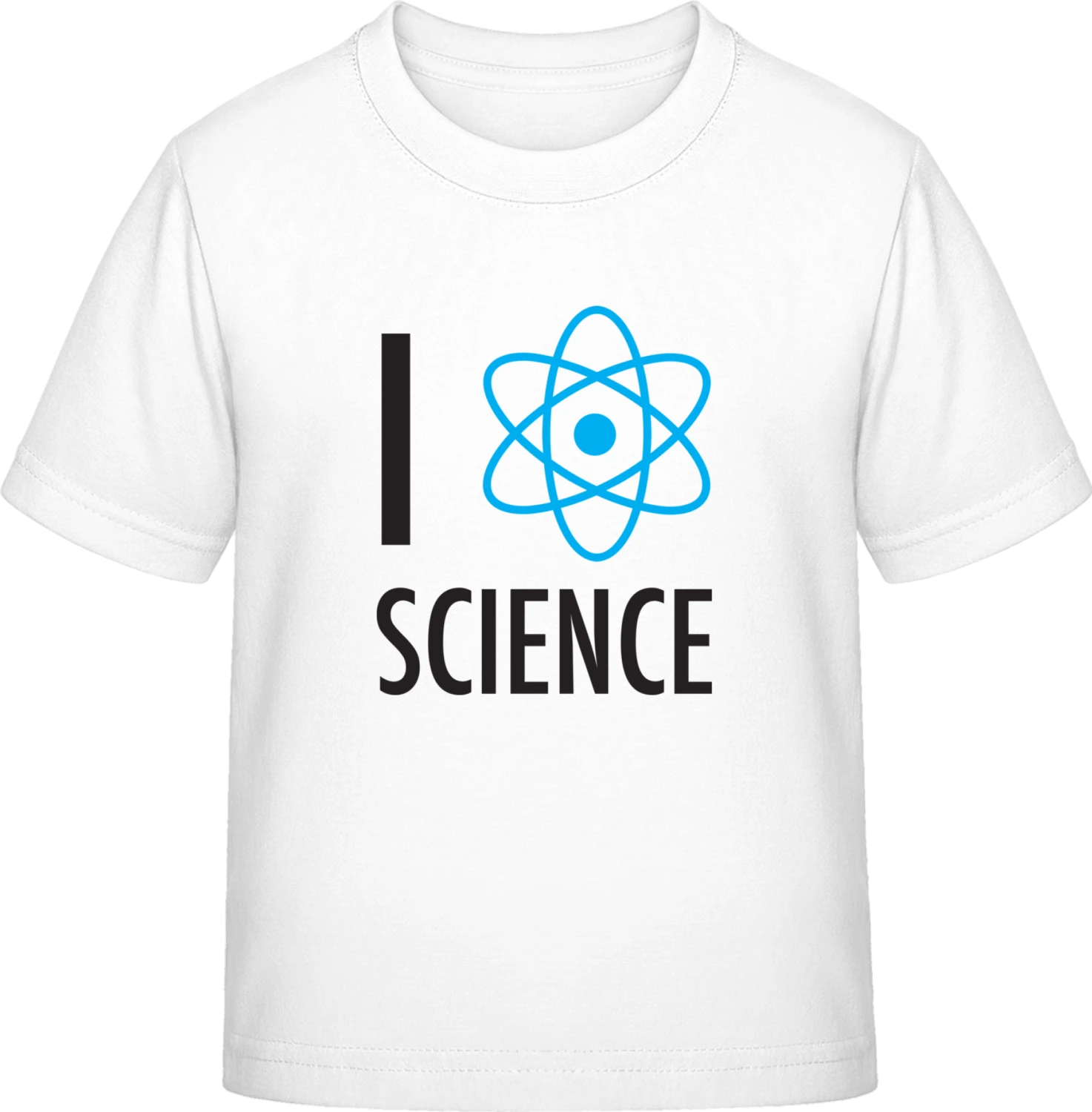 I heart Science - White Exact 190 Kids - Front