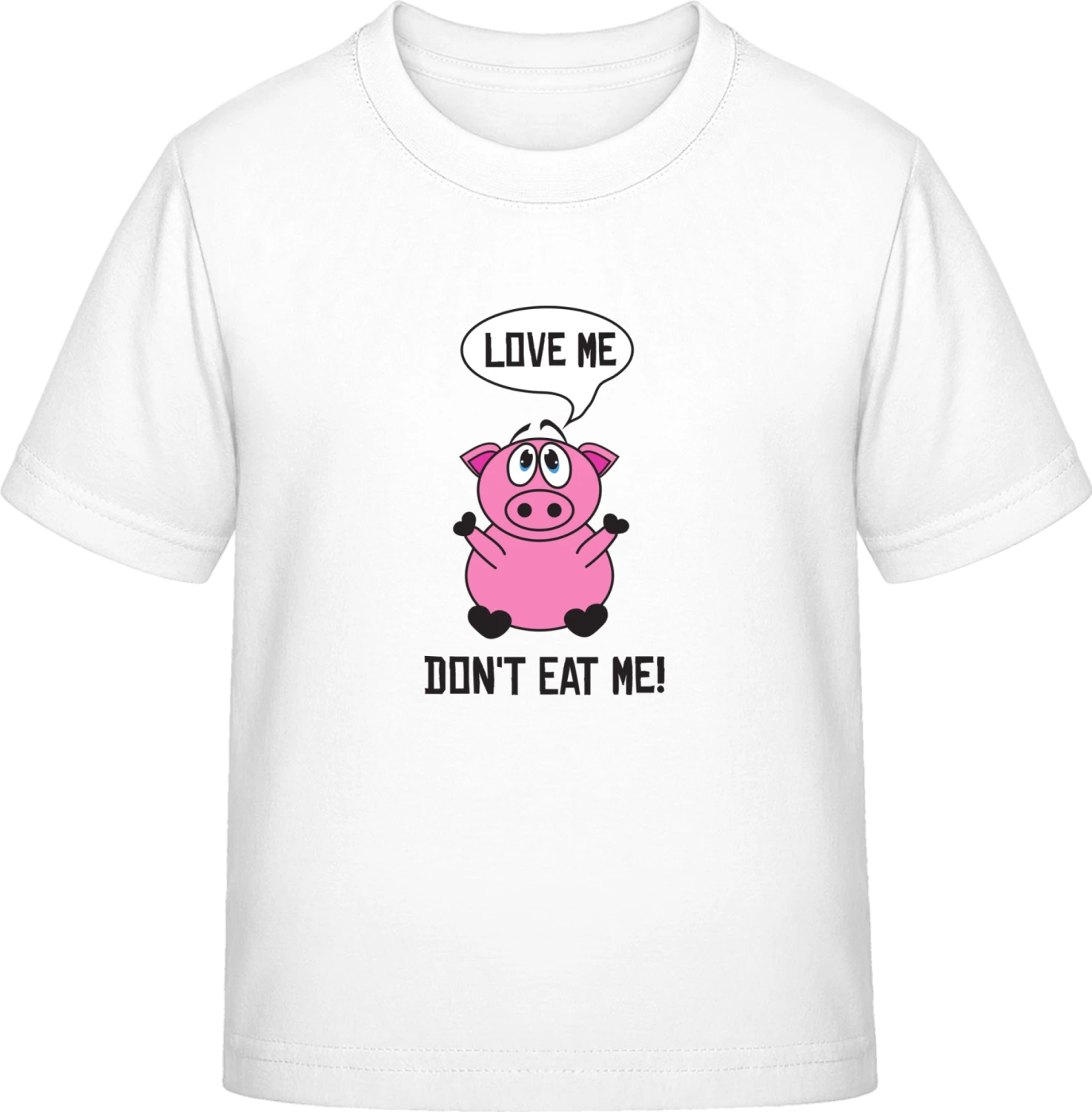 Love Me Don't Eat Me - White Exact 190 Kids - Front