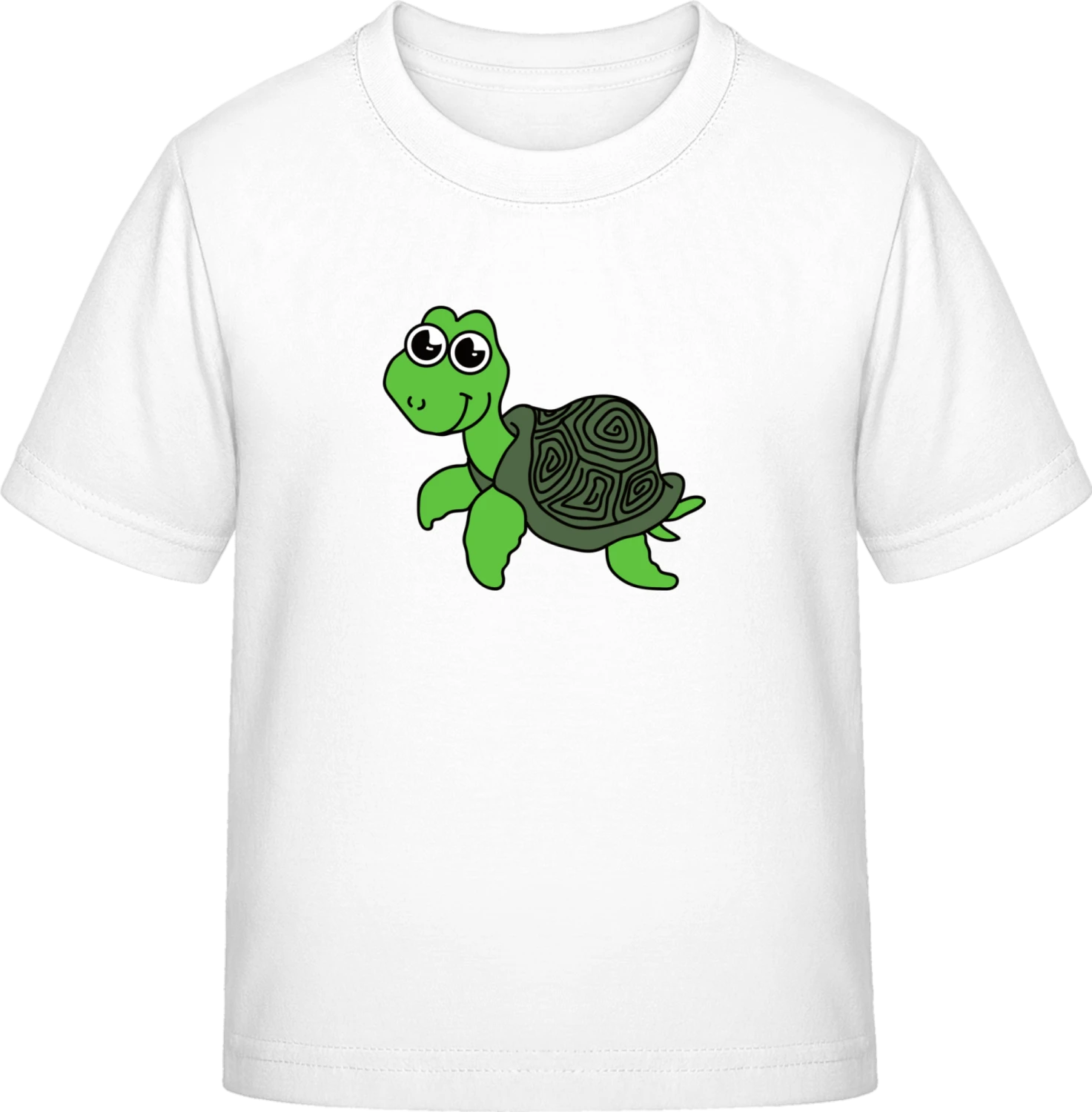 Cute Turtle - White Exact 190 Kids - Front