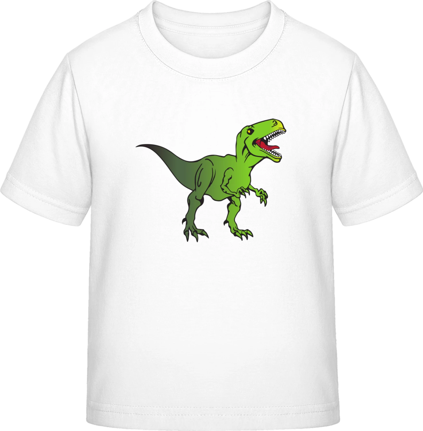 T Rex Dinosaur - White Exact 190 Kids - Front