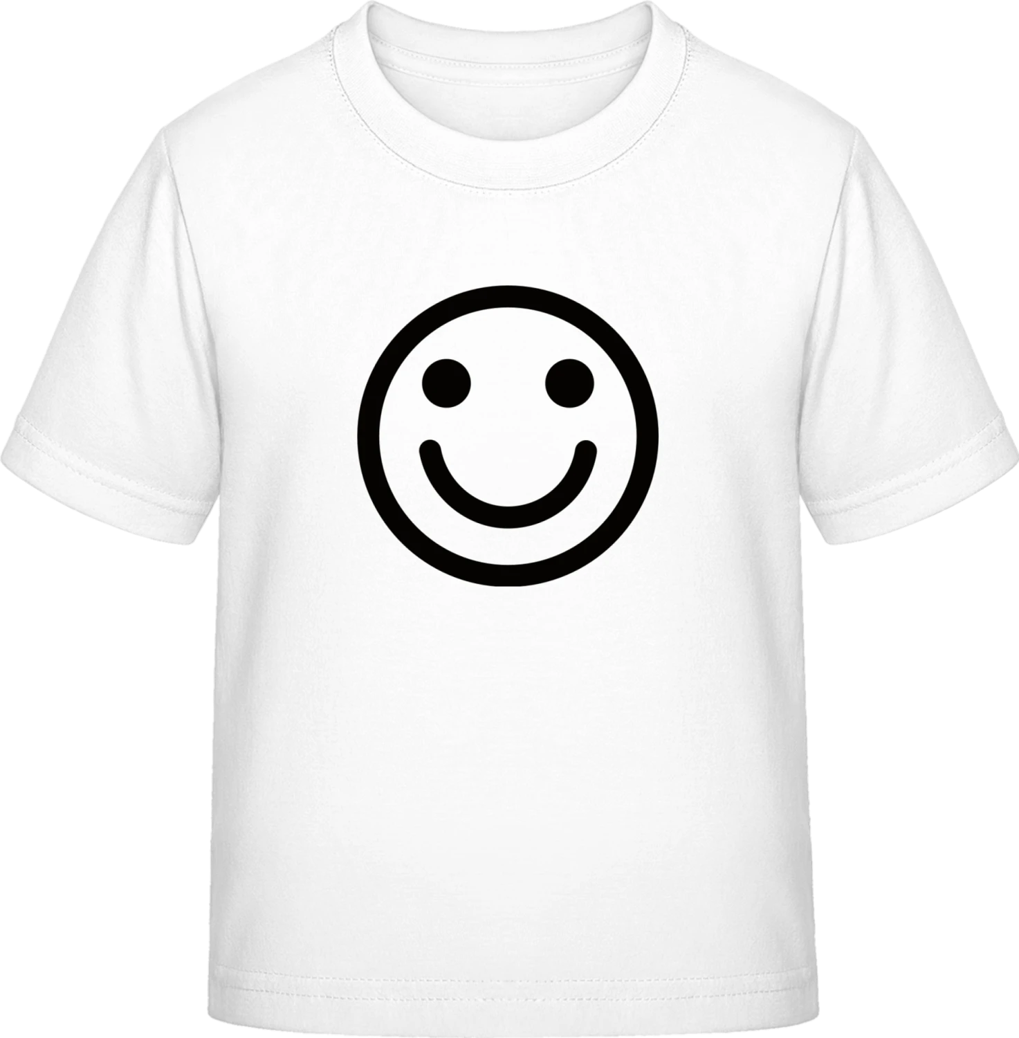 Smiley Face - White Exact 190 Kids - Front