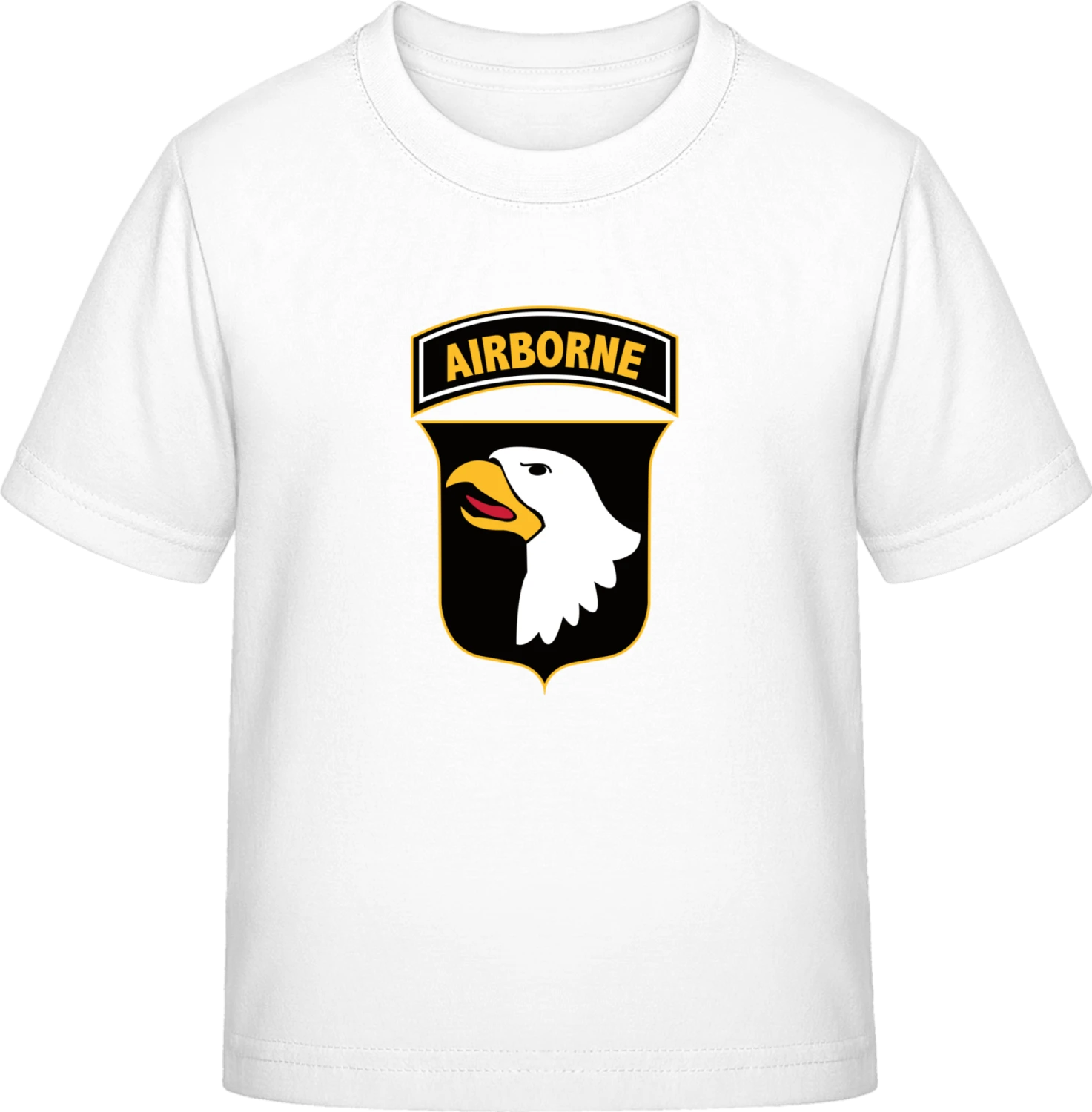 101st Airborne Division - White Exact 190 Kids - Front