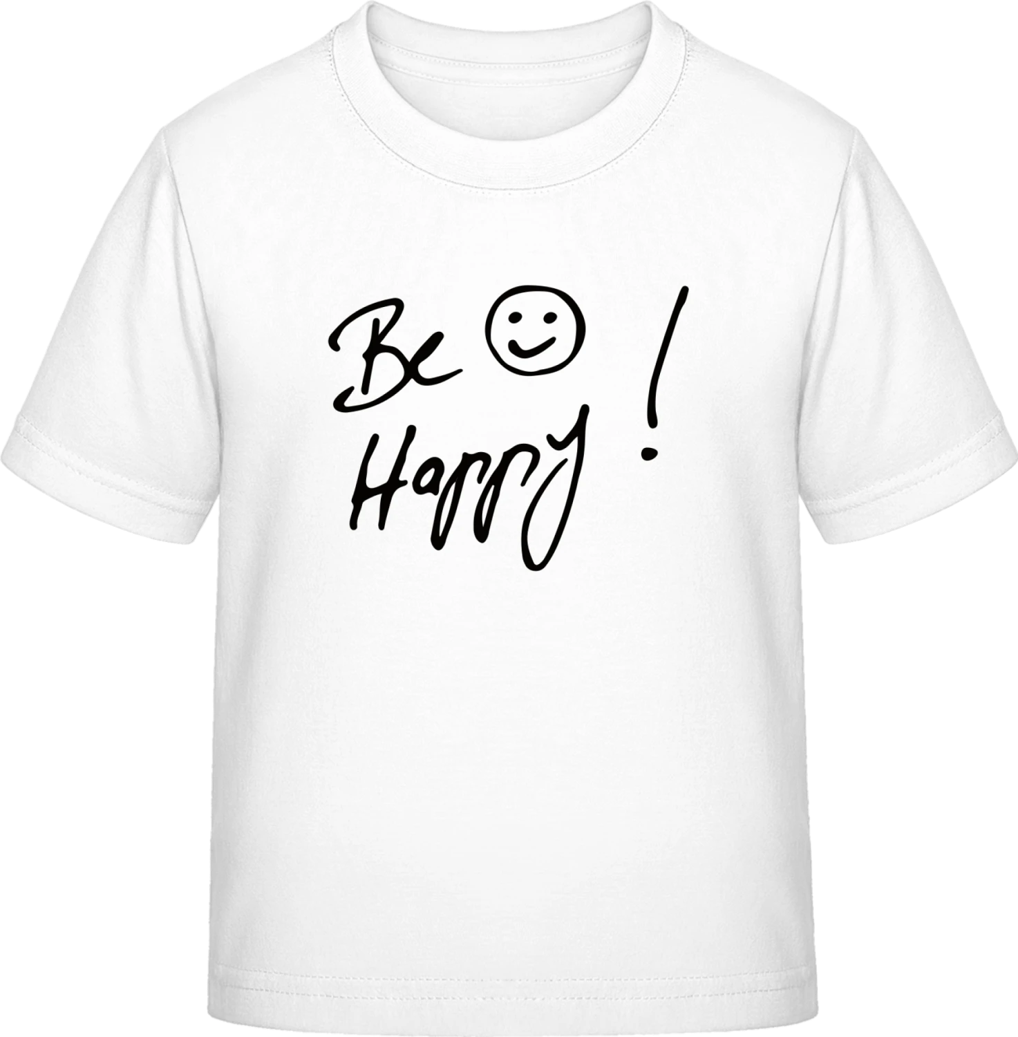 Be Happy - White Exact 190 Kids - Front