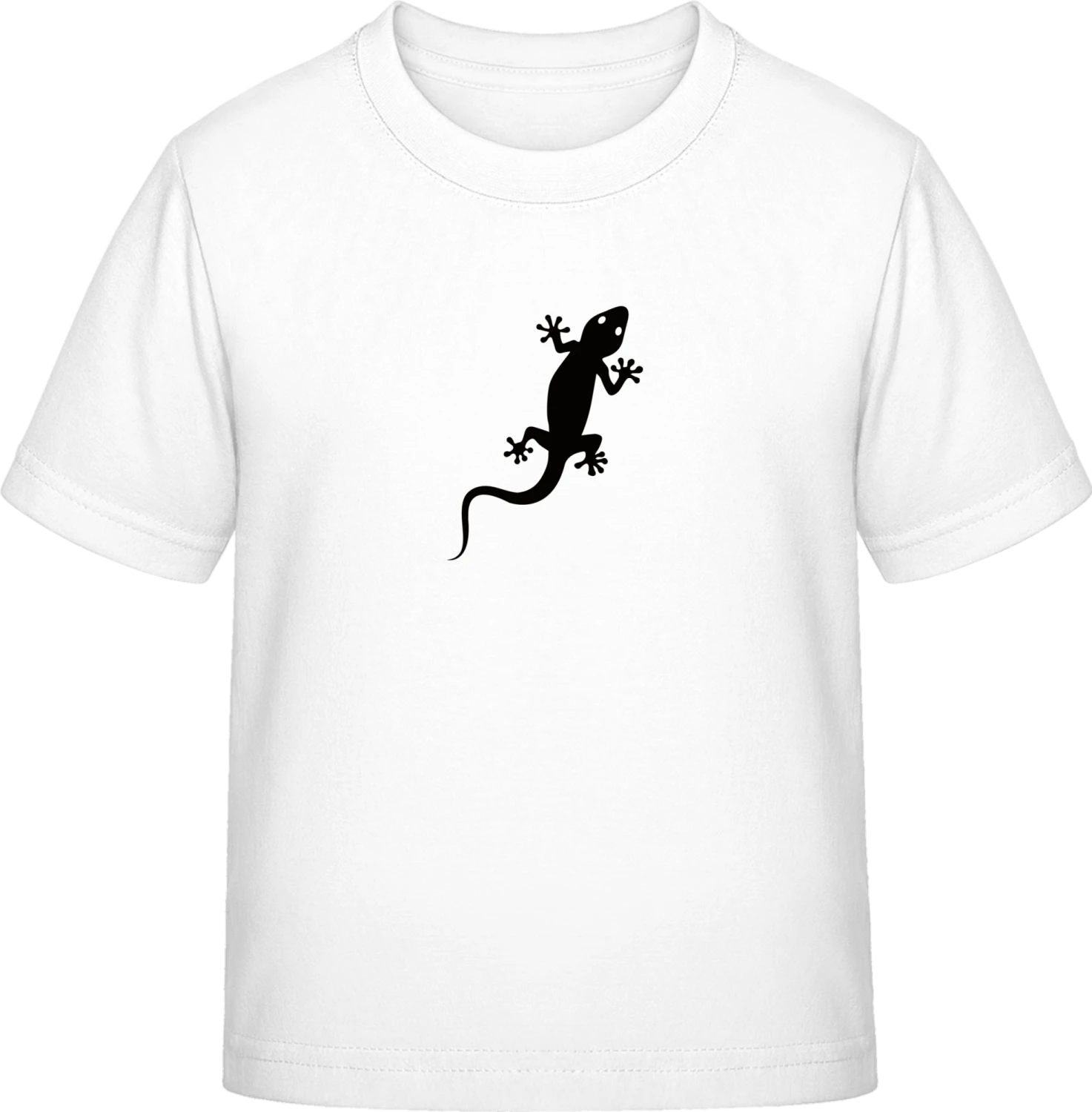 Gecko Silhouette - White Exact 190 Kids - Front