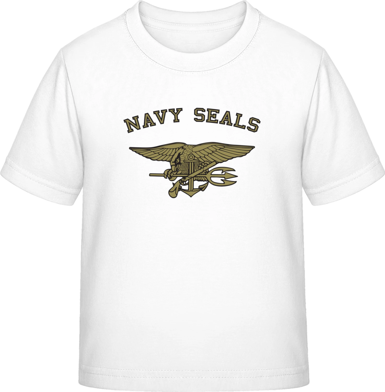 Navy Seals Coat of Arms - White Exact 190 Kids - Front