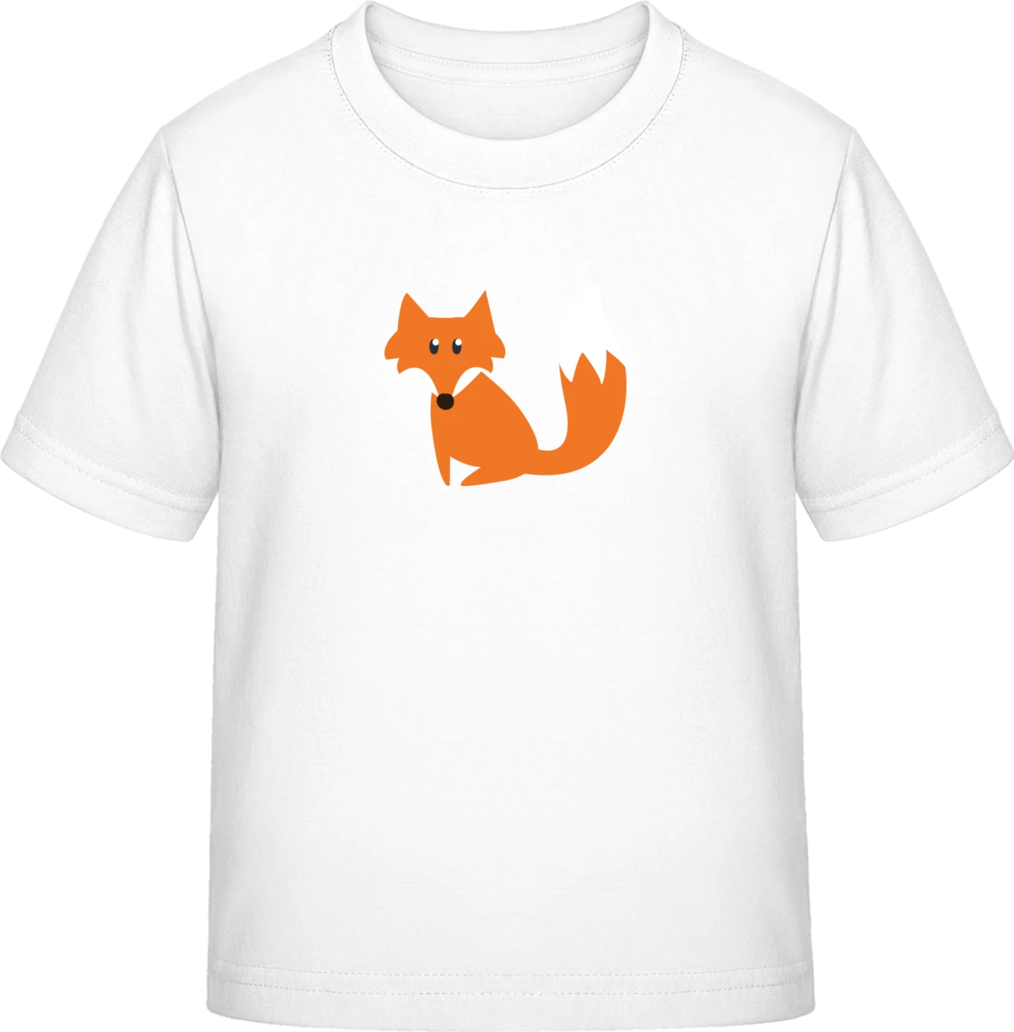 Little Cute Fox - White Exact 190 Kids - Front