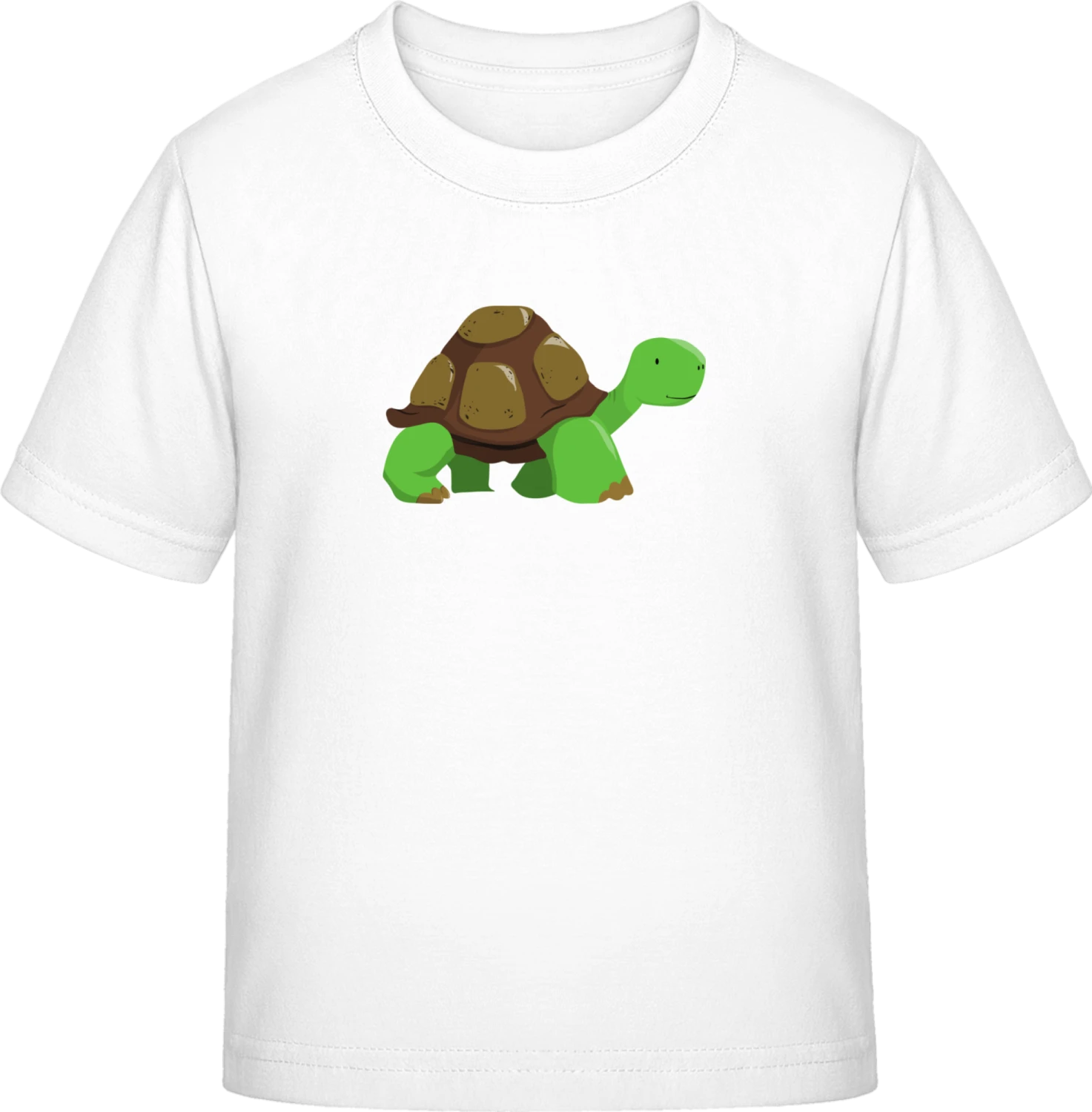 Happy Turtle Illustration - White Exact 190 Kids - Front