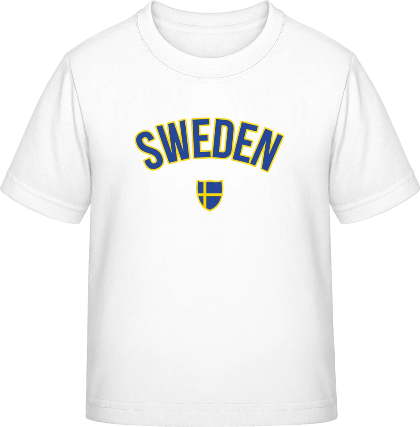 SWEDEN Football Fan - White Exact 190 Kids - Front