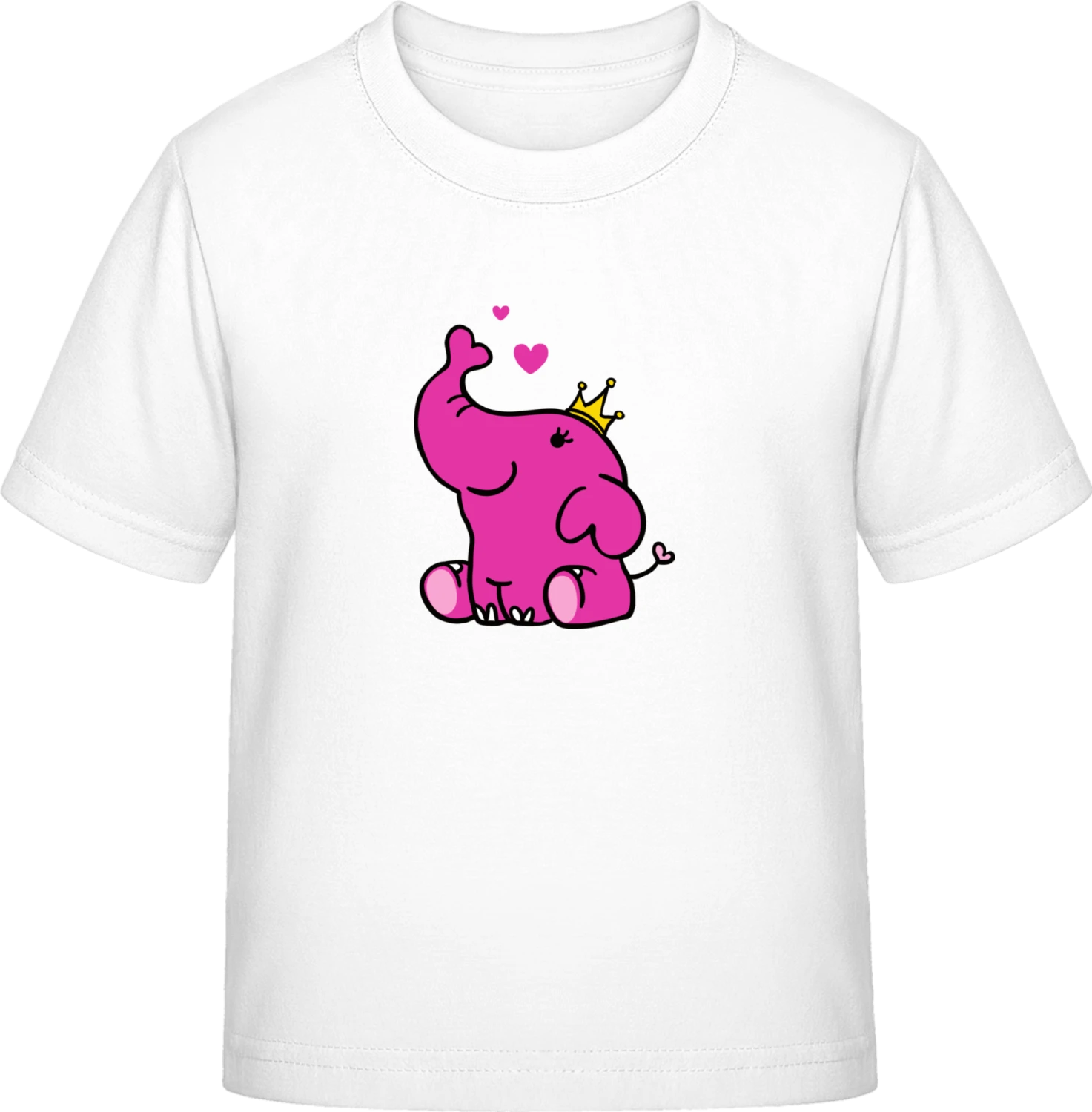 Princess Elephant - White Exact 190 Kids - Front