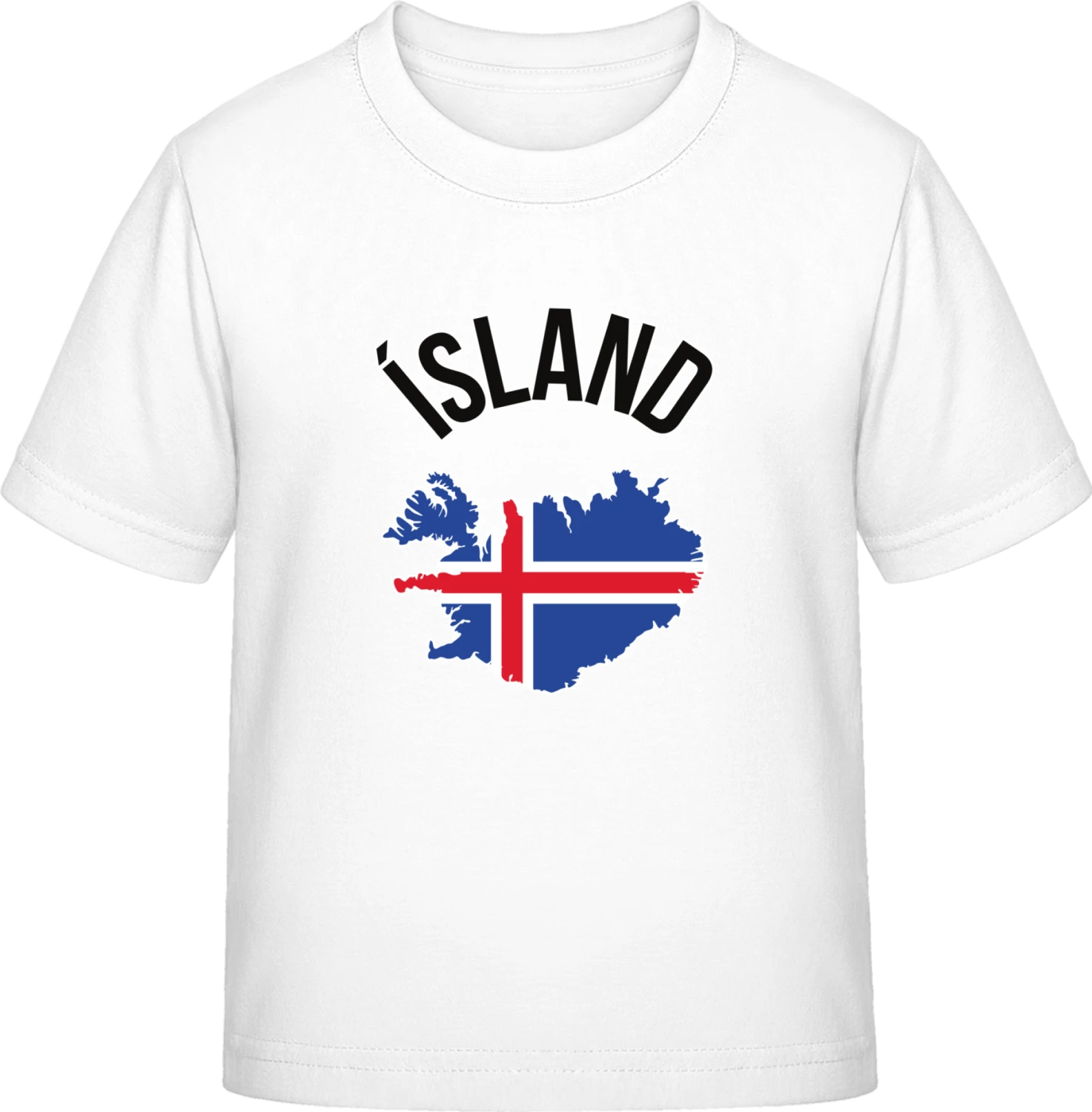 Island Map - White Exact 190 Kids - Front