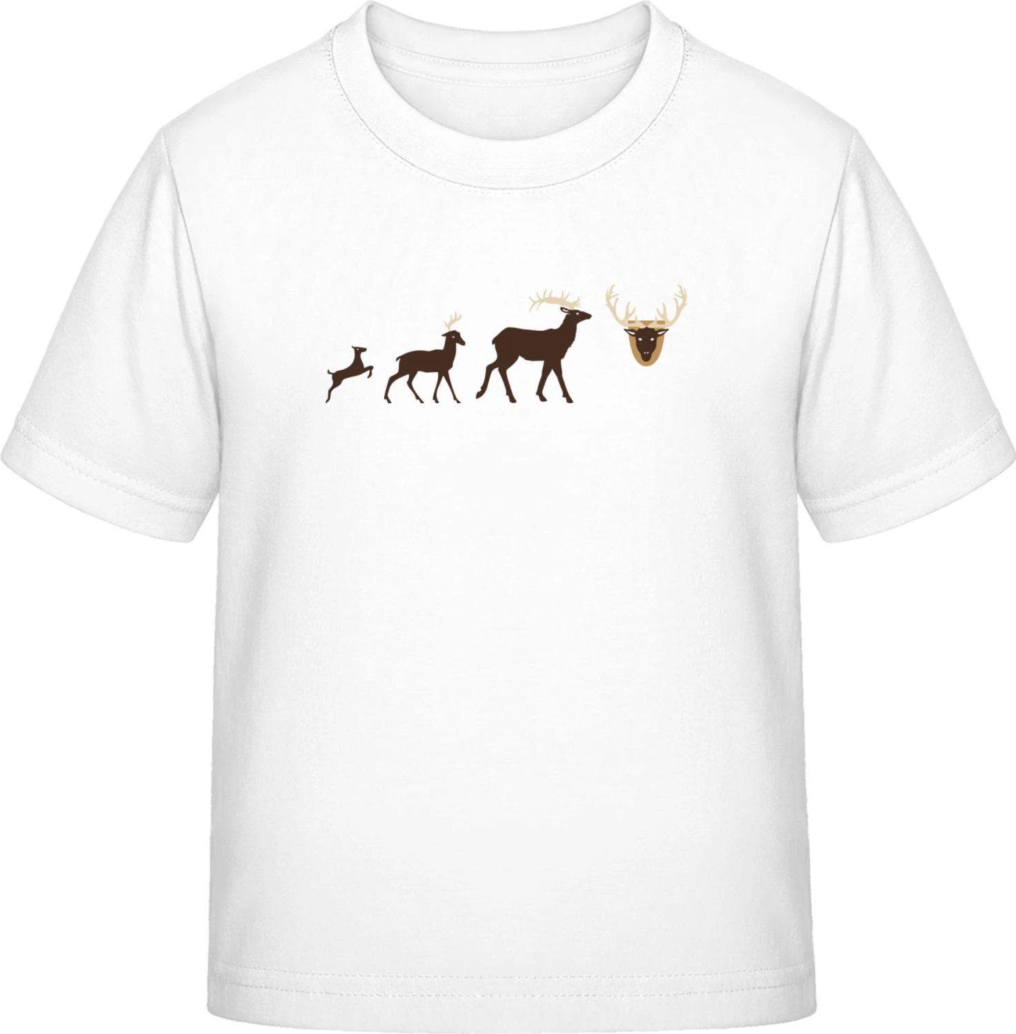 Evolution Deer To Antlers - White Exact 190 Kids - Front