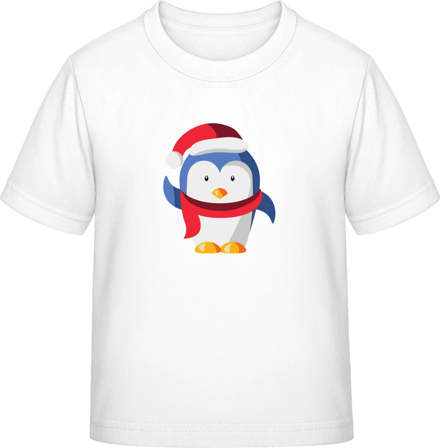 Christmas Penguin - White Exact 190 Kids - Front