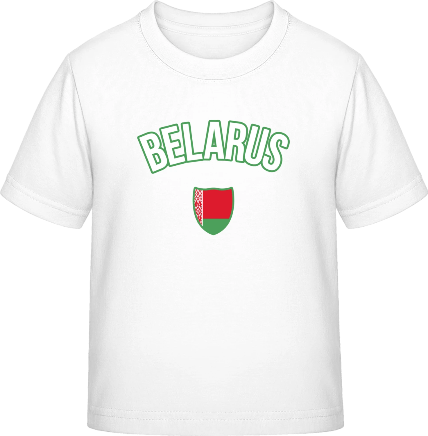 BELARUS Fan - White Exact 190 Kids - Front