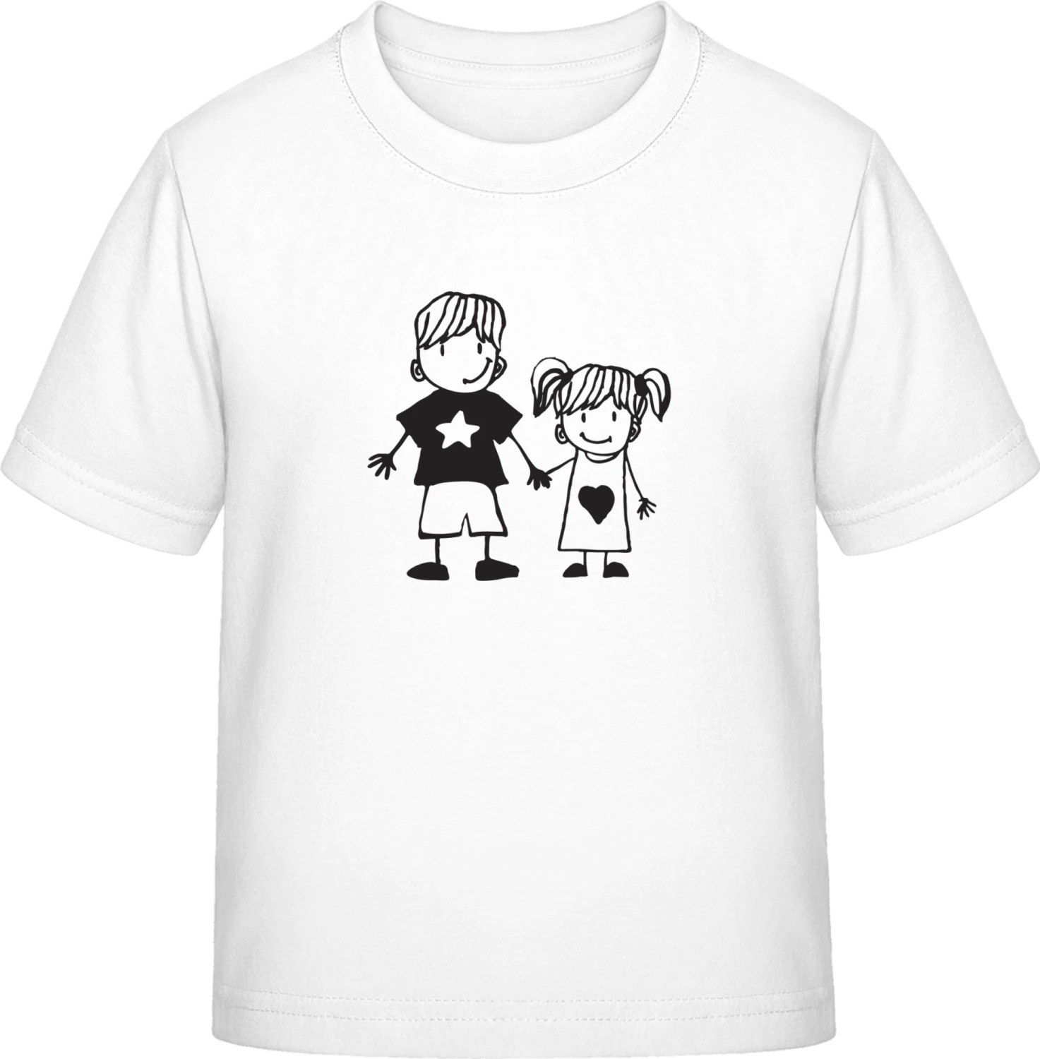 Brother And Sister Comic - White Exact 190 Kids - Front