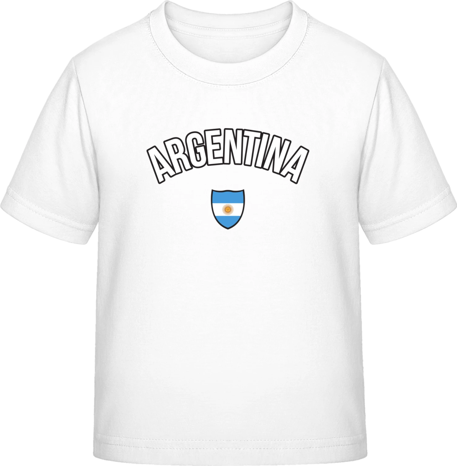 ARGENTINA Fan - White Exact 190 Kids - Front