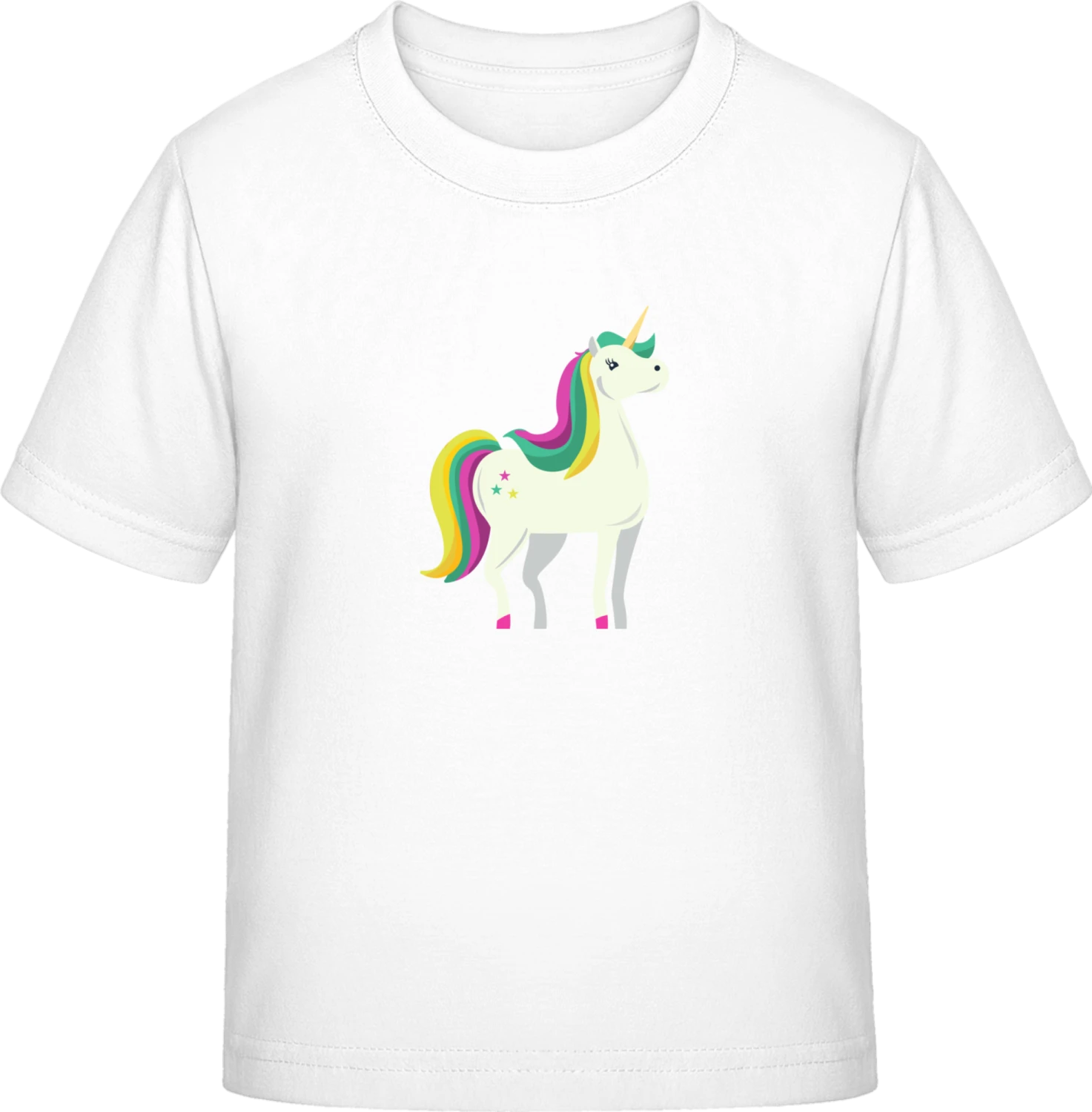 Unicorn Rainbow Colors - White Exact 190 Kids - Front