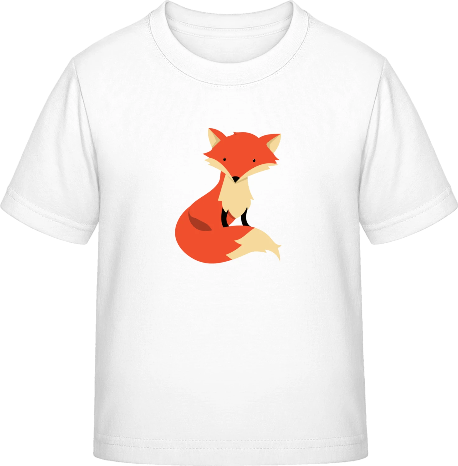 Little Fox Illustration  - White Exact 190 Kids - Front