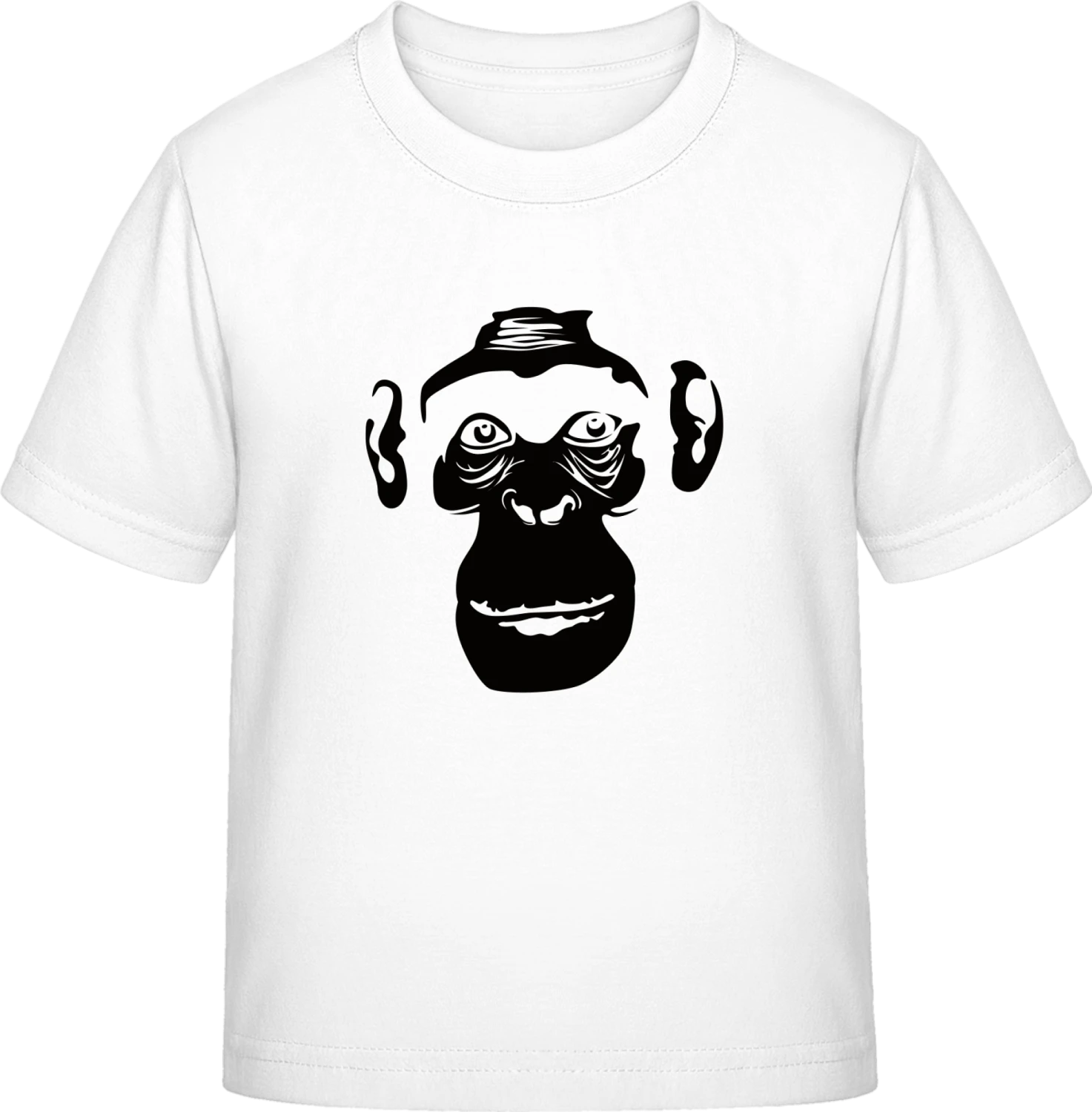 Monkey Black&White - White Exact 190 Kids - Front