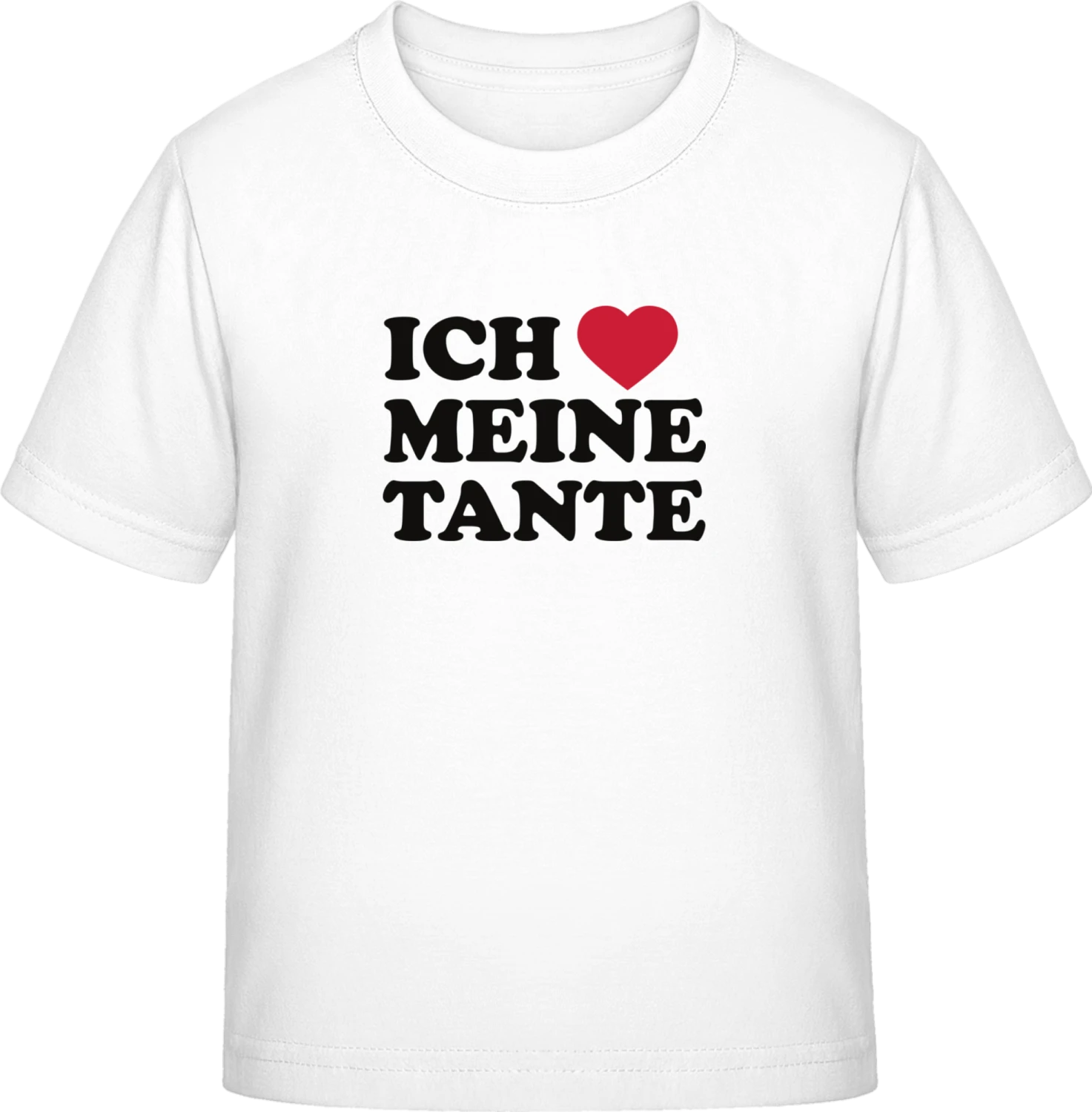 Ich liebe meine Tante - White Exact 190 Kids - Front