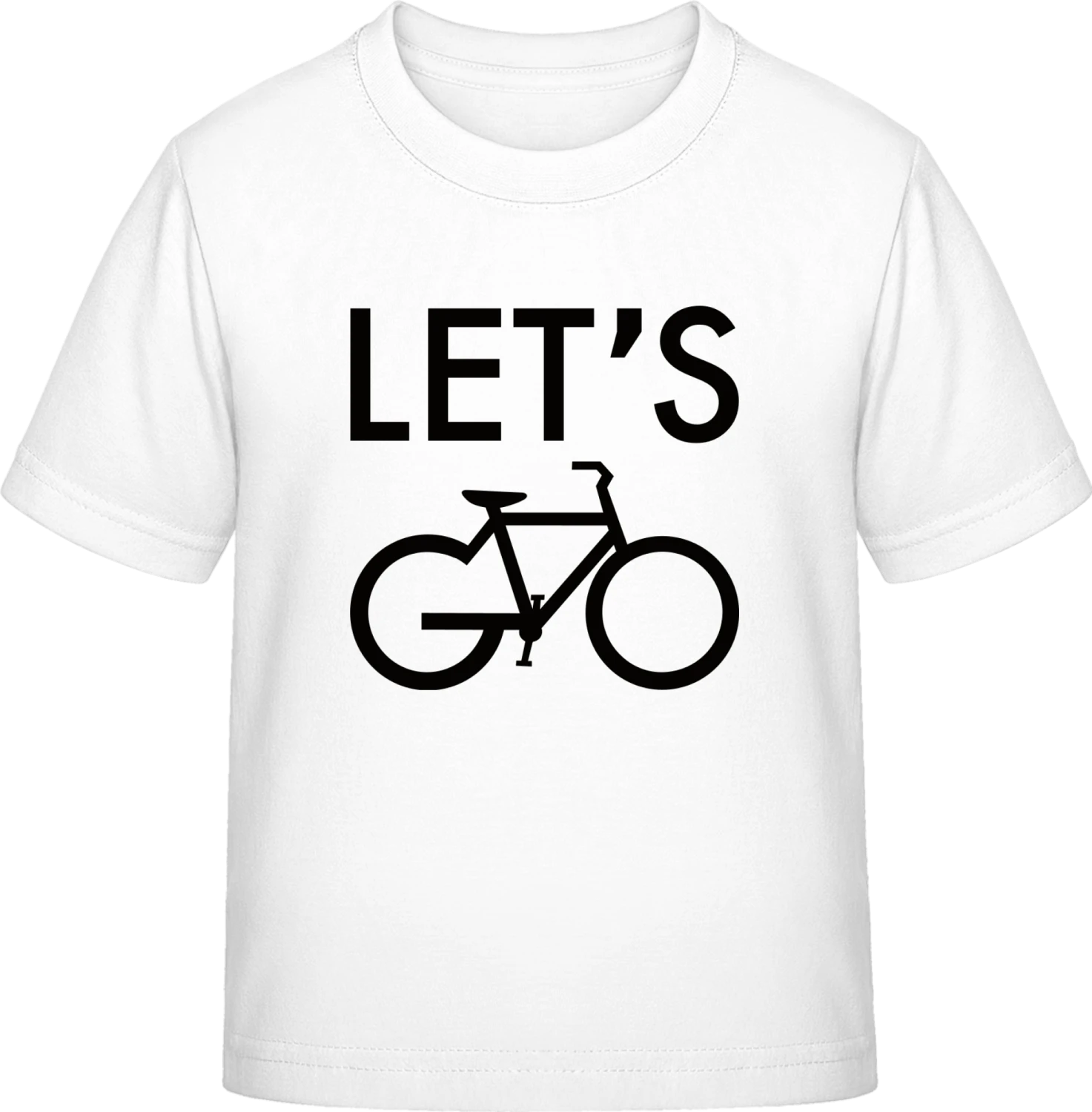 Let's Go Cycling - White Exact 190 Kids - Front