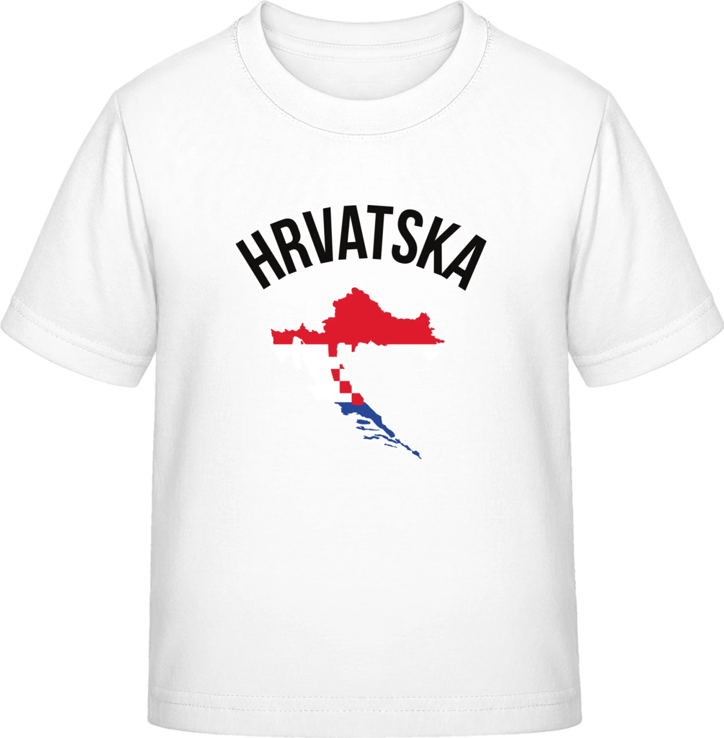 HRVATSKA Fan - White Exact 190 Kids - Front