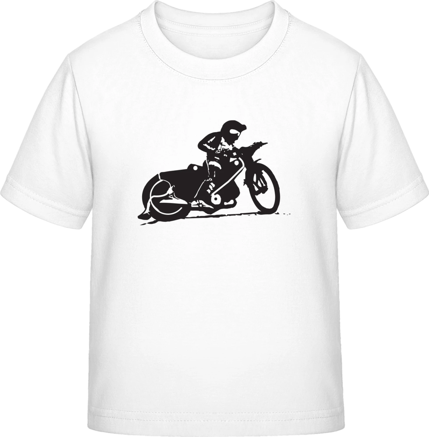 Speedway Racing Silhouette - White Exact 190 Kids - Front