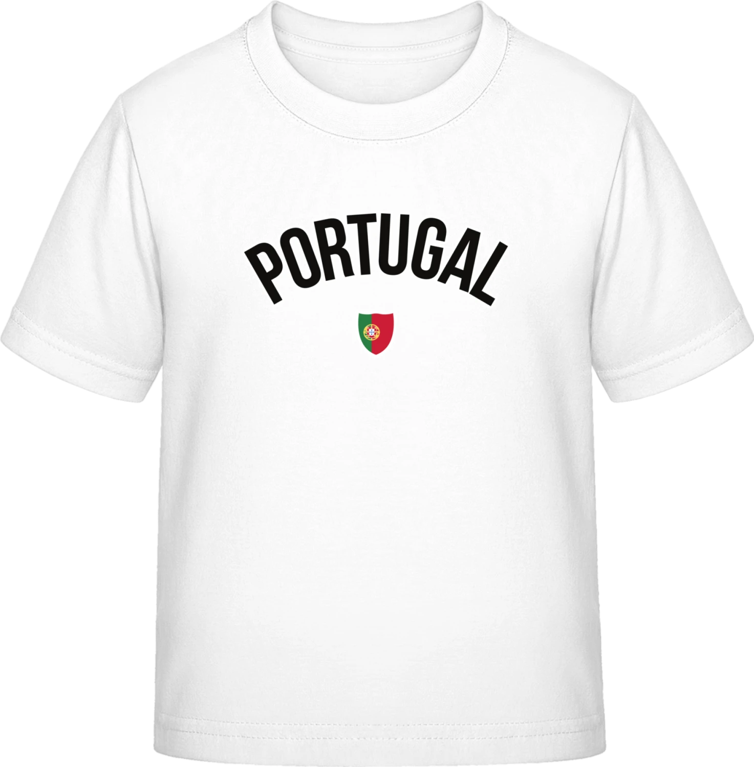 PORTUGAL Football Fan - White Exact 190 Kids - Front