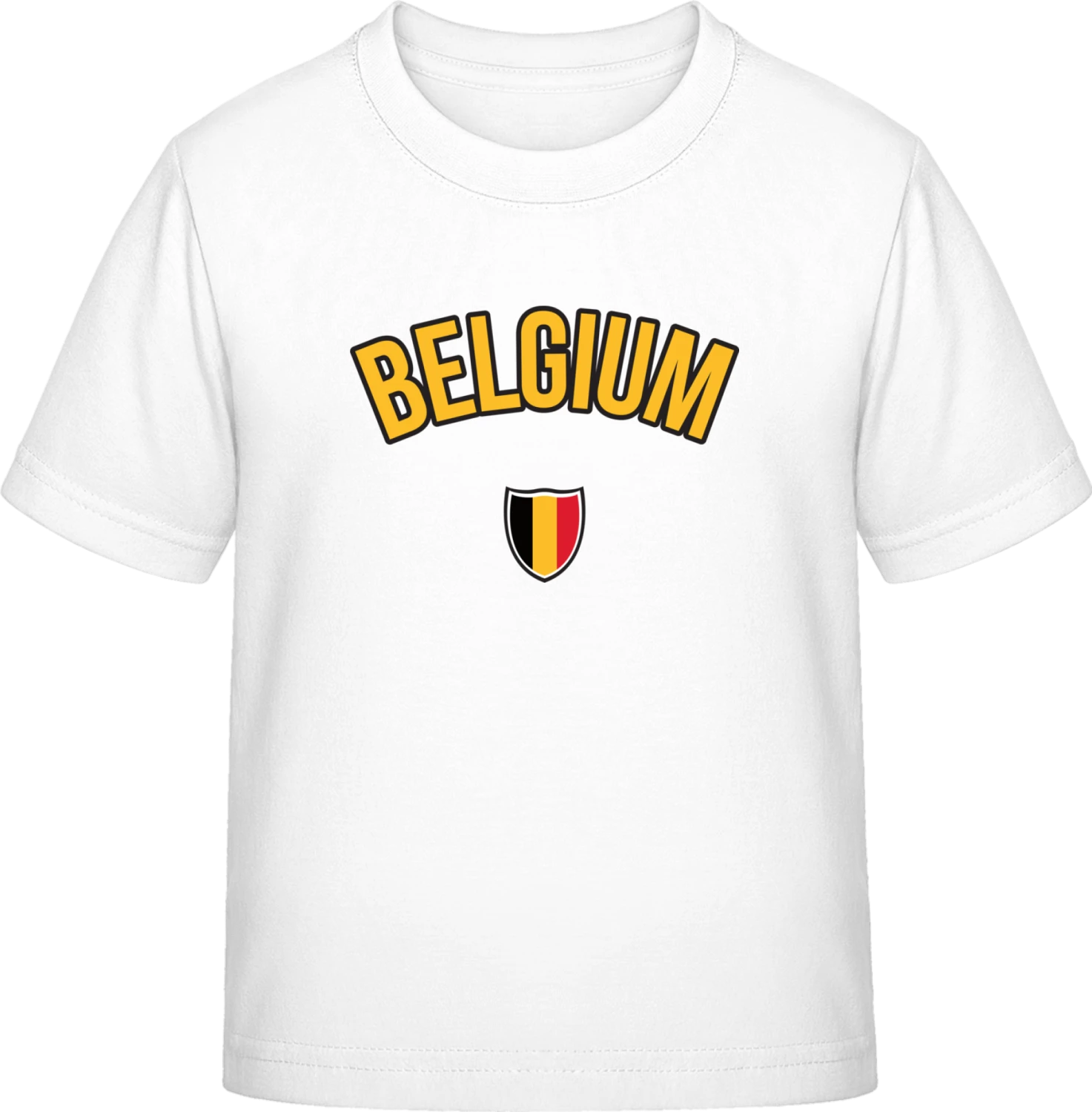 I Love Belgium - White Exact 190 Kids - Front