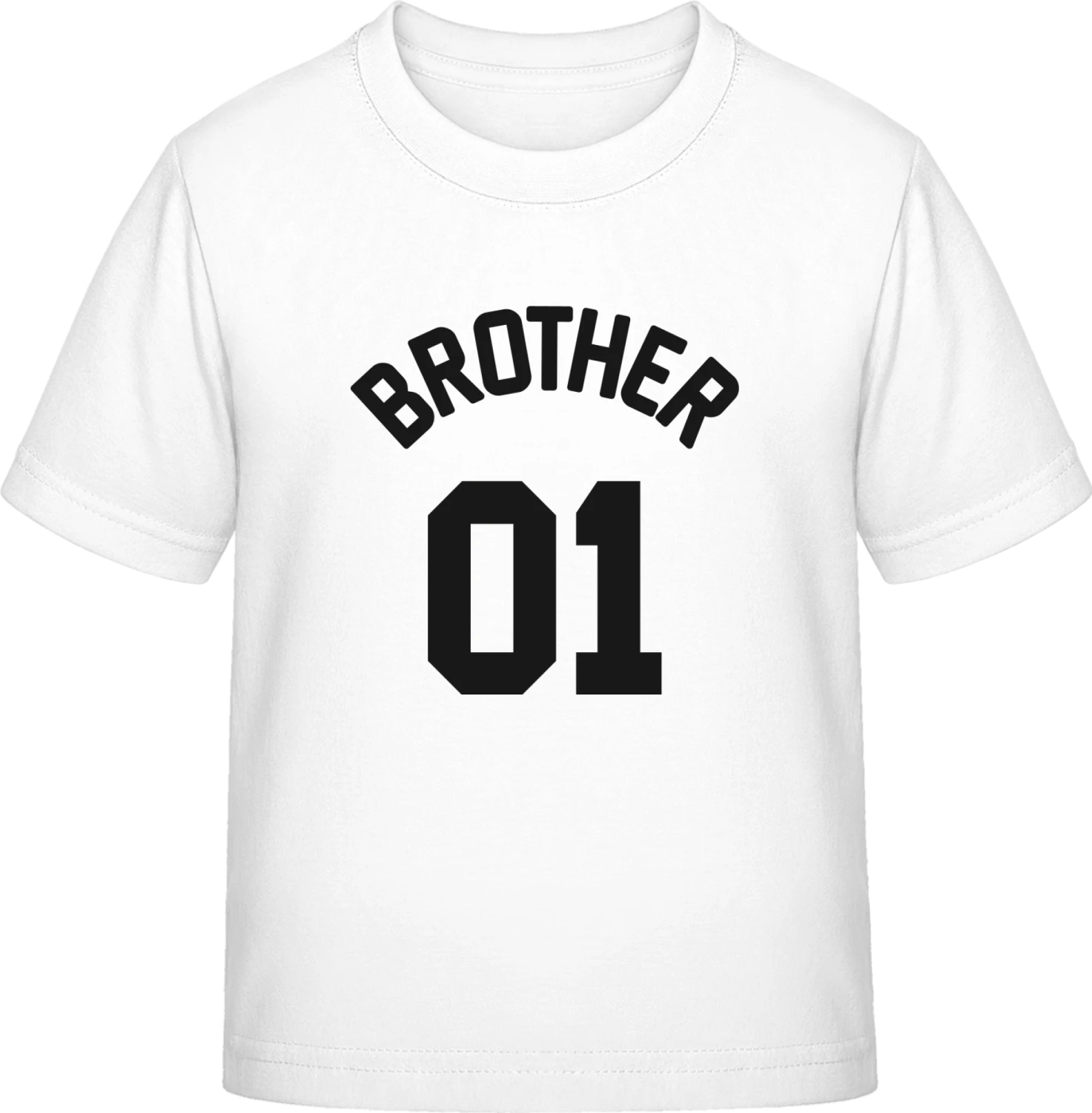 Brother 01 - White Exact 190 Kids - Front