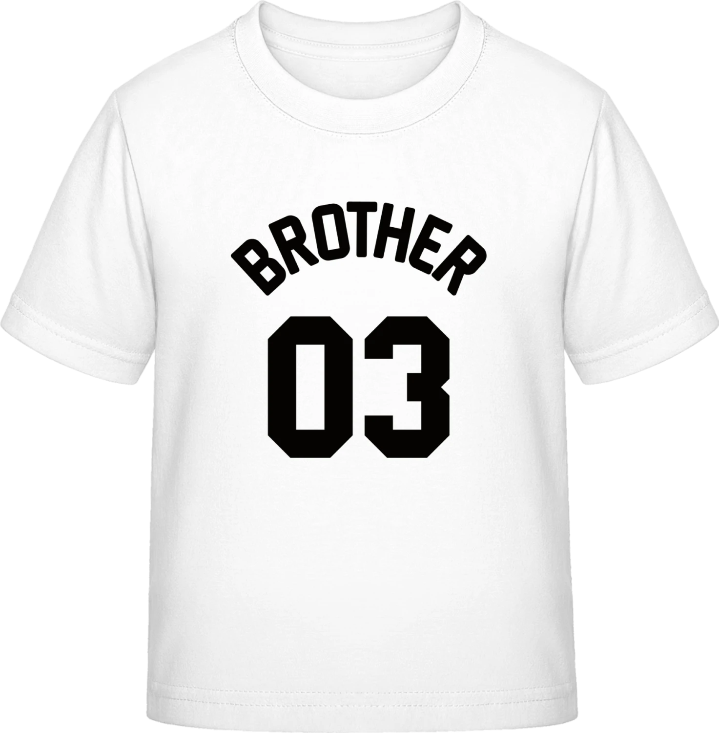 Brother 03 - White Exact 190 Kids - Front