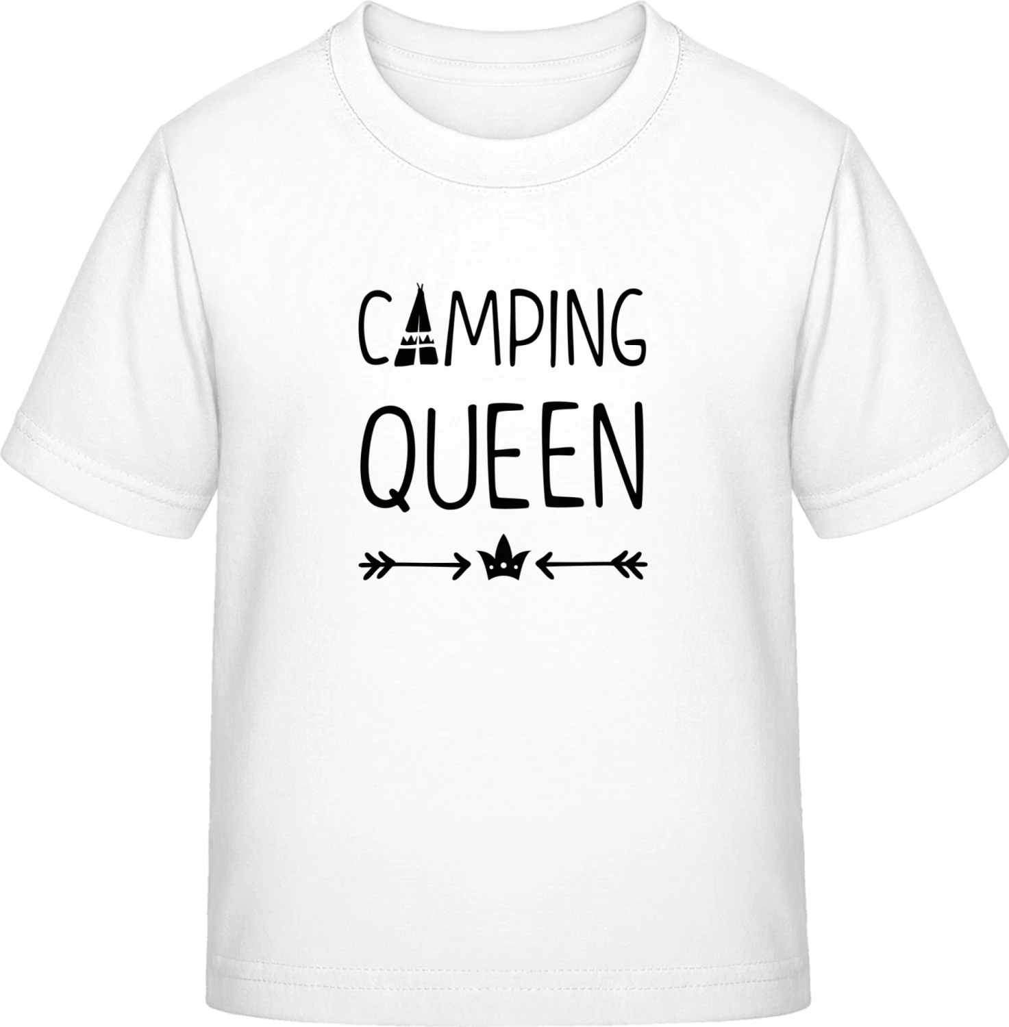 Camping Queen - White Exact 190 Kids - Front