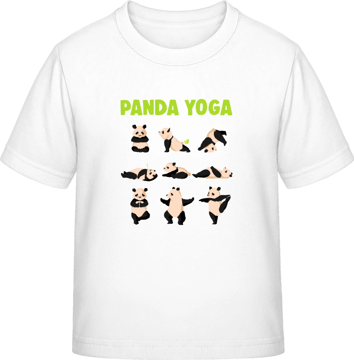 Panda Yoga - White Exact 190 Kids - Front